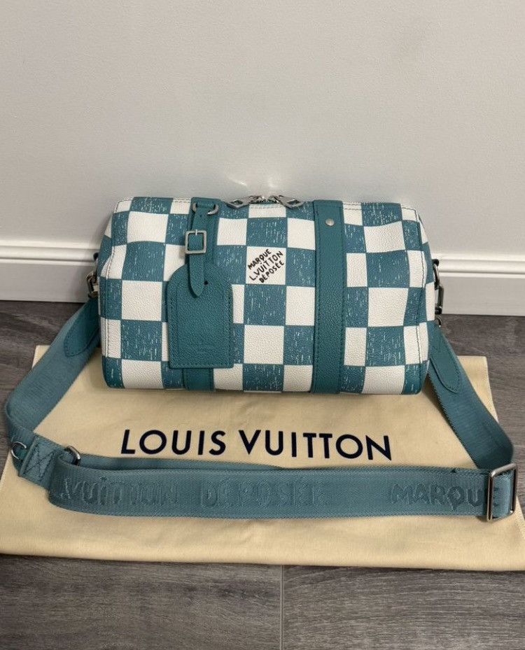 Louis Vuitton ity pll Damier Leather Shoulder Bag, Men's
