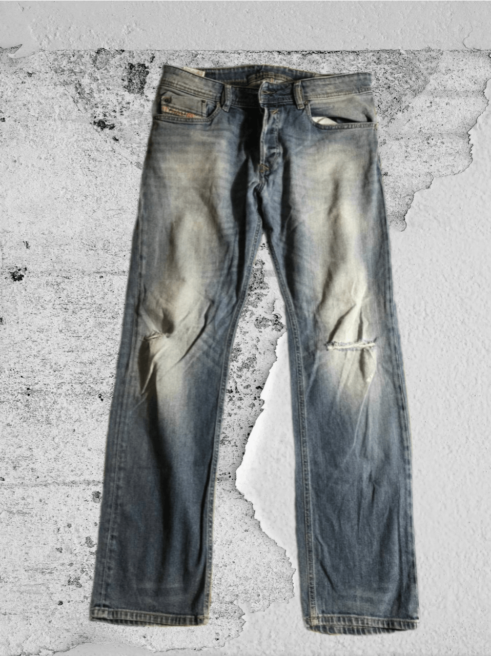 Diesel Vintage Y2K Diesel Washed Distressed Denim Jeans Slim Size US 32 / EU 48 - 1 Thumbnail