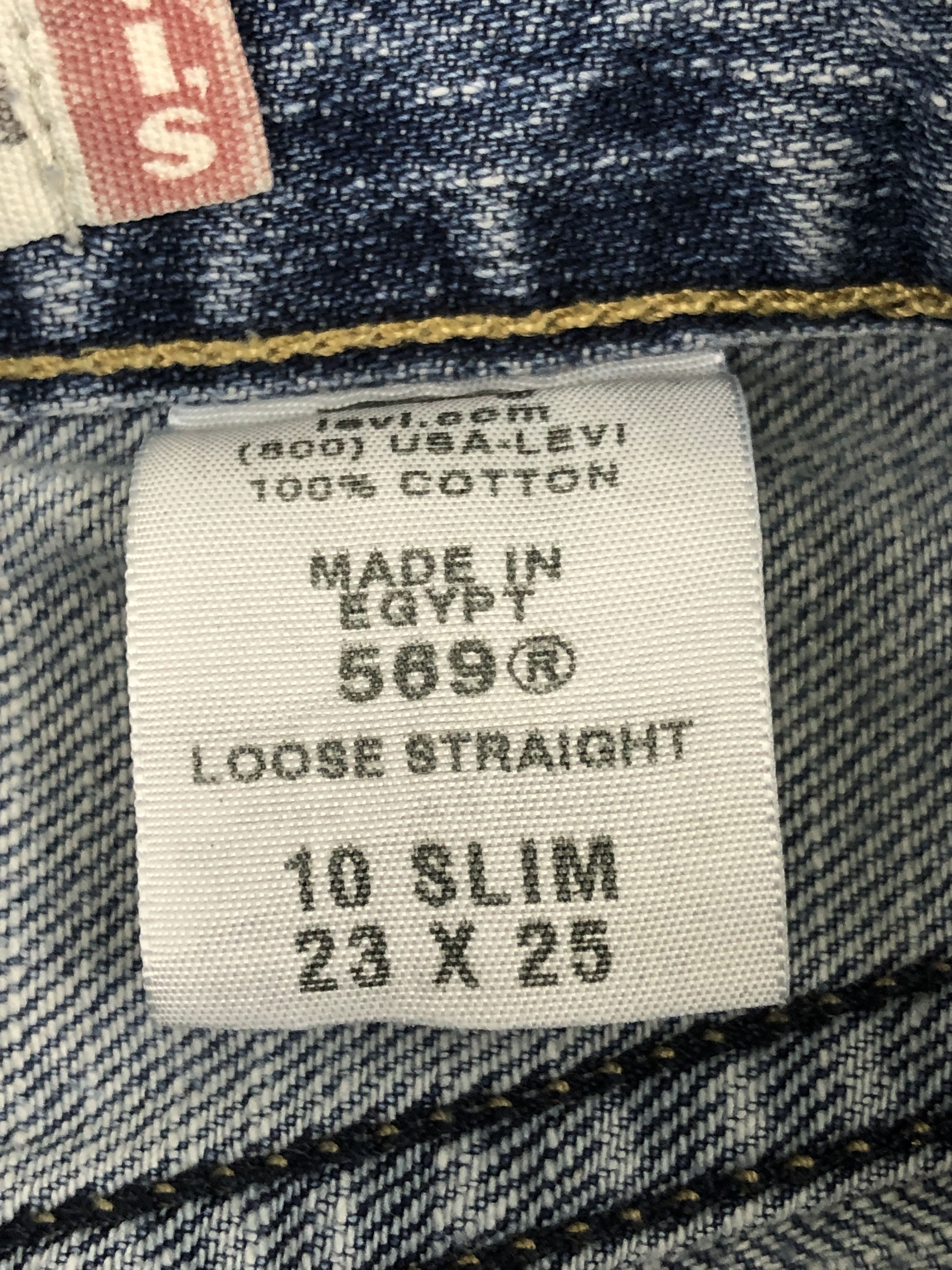 Levi's Vintage Levis 569 Loose Straight Jeans DP2351 Size US 26 / EU 42 - 12 Thumbnail