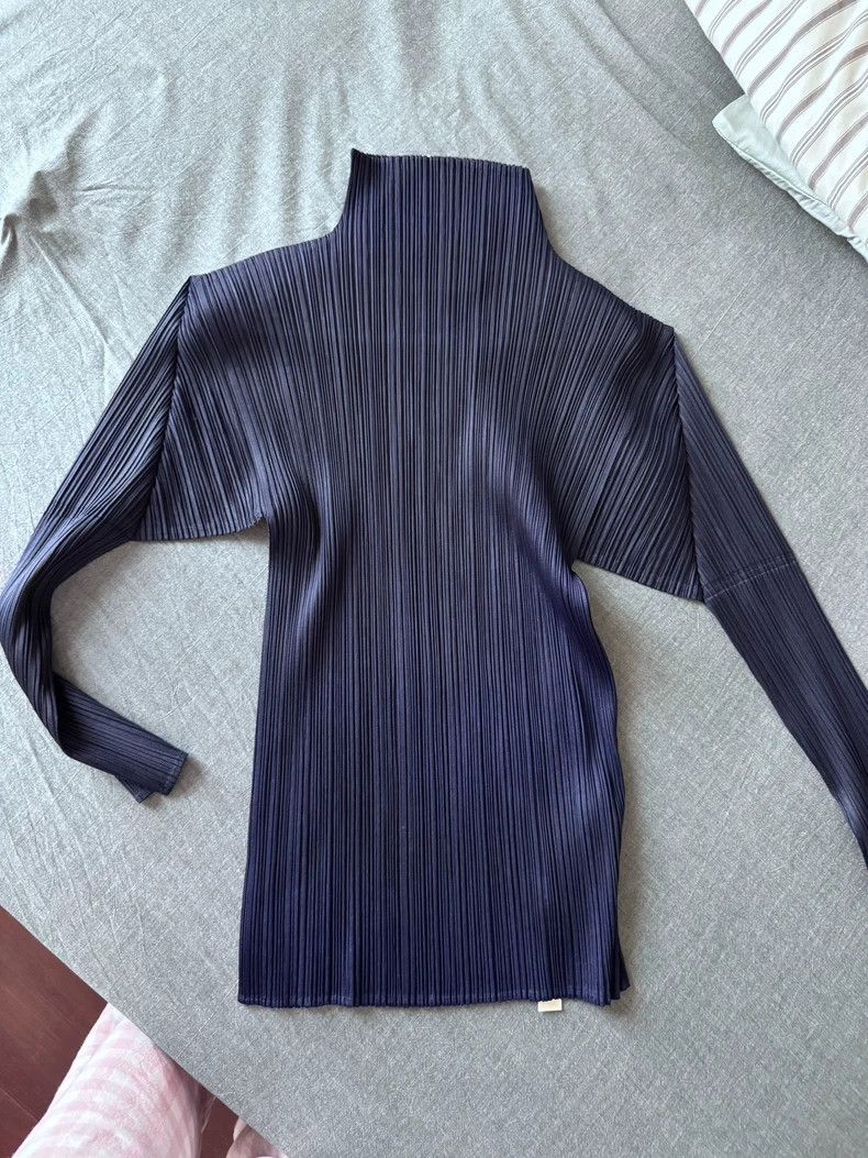 Issey Miyake issey miyake size:3 Blue and black long sleeves 2505-Nexta Size XXS / US 00 / IT 34 - 2 Thumbnail
