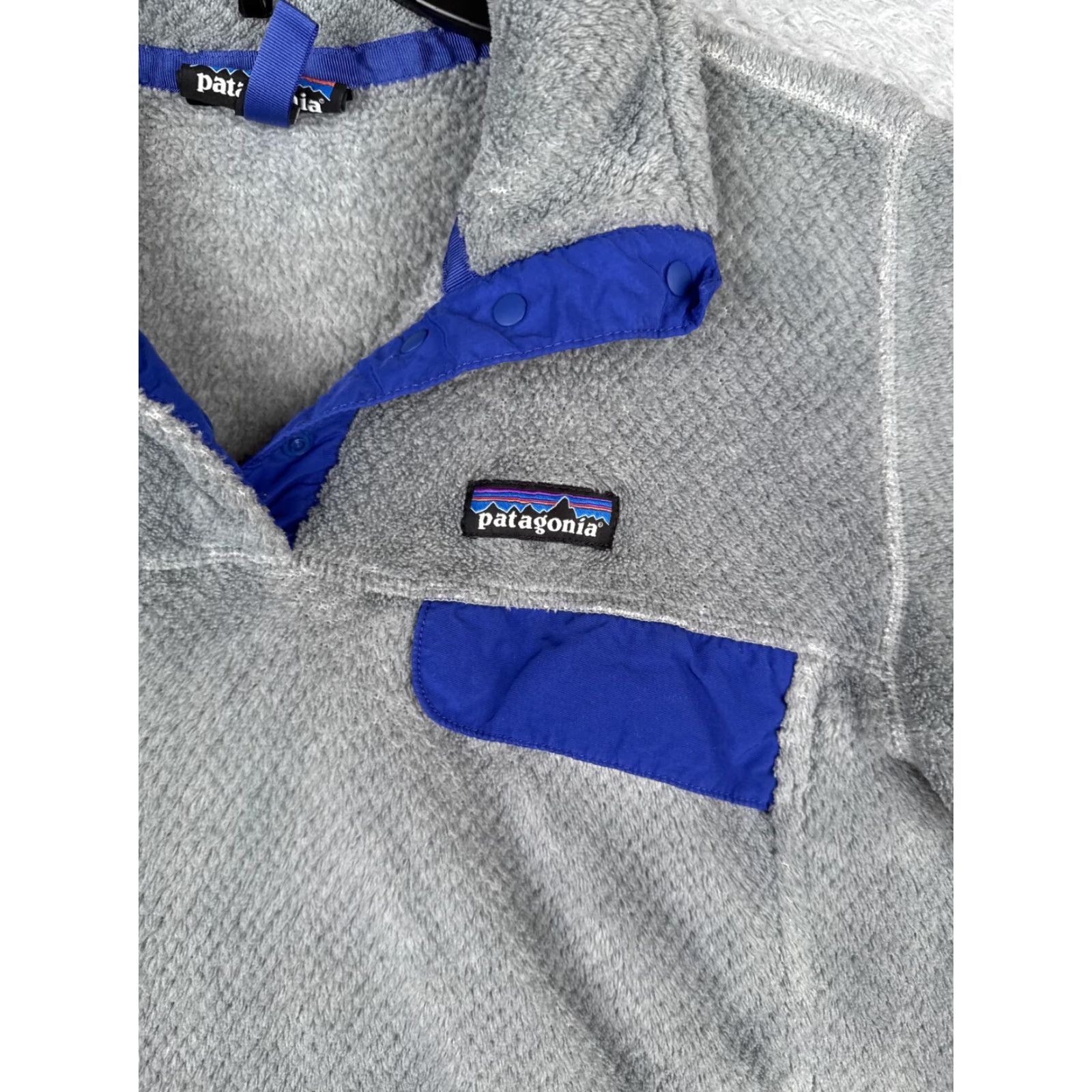 Patagonia Patagonia Sweatshirt Womens Medium Gray Re-Tool Snap-T Pullover Mock Neck Fleece Size M / US 6-8 / IT 42-44 - 6 Thumbnail