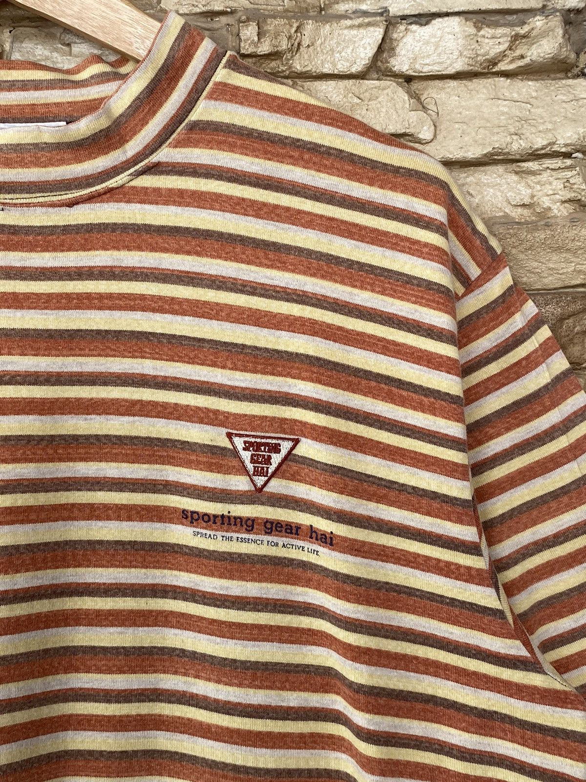 Vintage Vintage Hai Sporting Gear Issey Miyake Stripe Tees Size US L / EU 52-54 / 3 - 5 Thumbnail