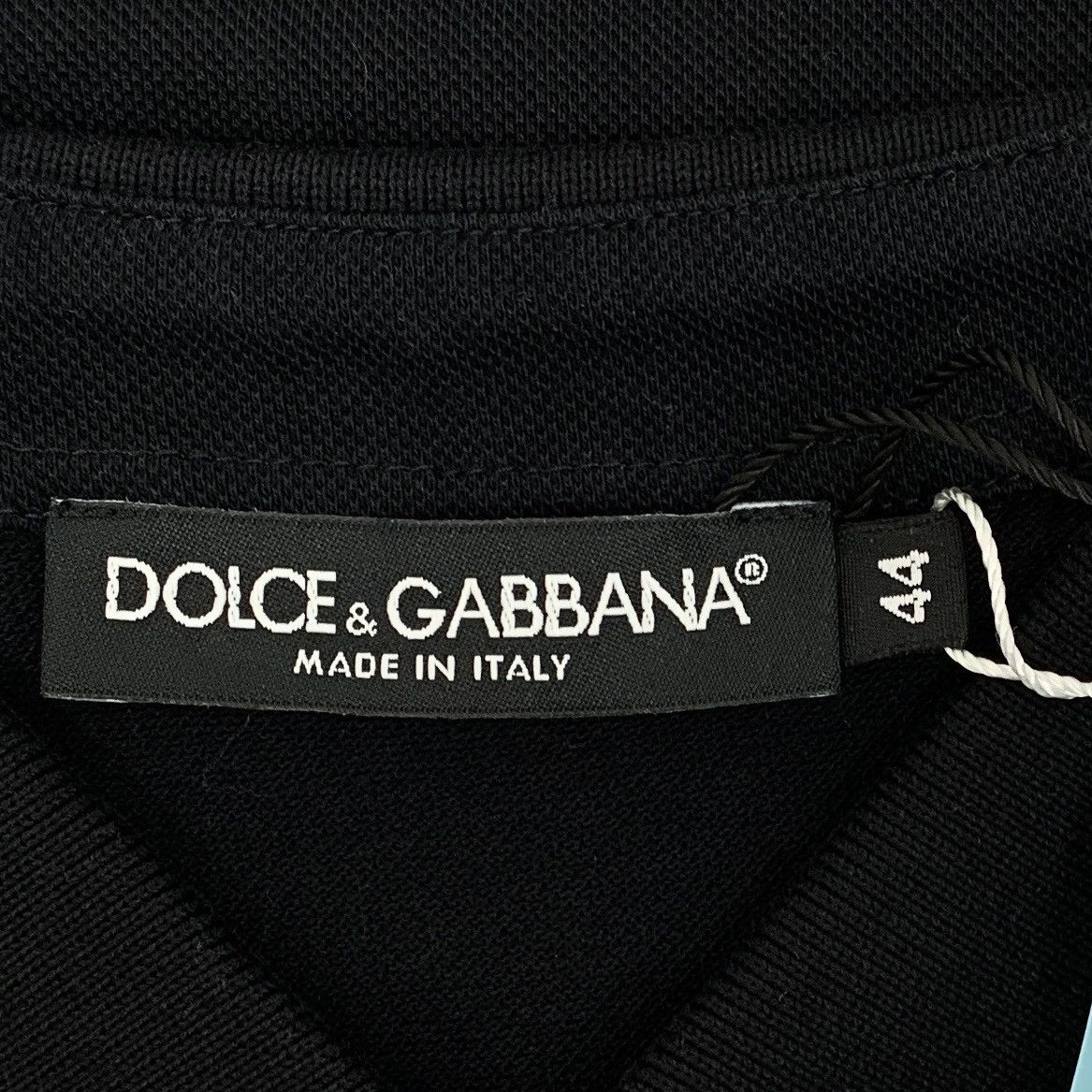 Dolce & Gabbana Dolce & Gabbana Black Crown Embroidered Polo Shirt K26WX Size US XS / EU 42 / 0 - 5 Thumbnail