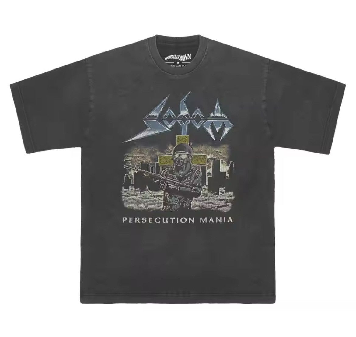Japanese Brand × Vintage 'SODOM' Persecution Mania Graphic Printed T Shirt Size US L / EU 52-54 / 3 - 2 Thumbnail