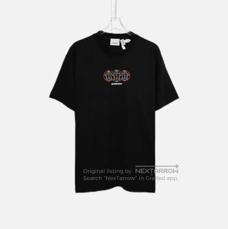 Burberry Burberry Black Short Sleeve Cotton T-Shirt. Size XS / US 0-2 / IT 36-38 - 1 Thumbnail