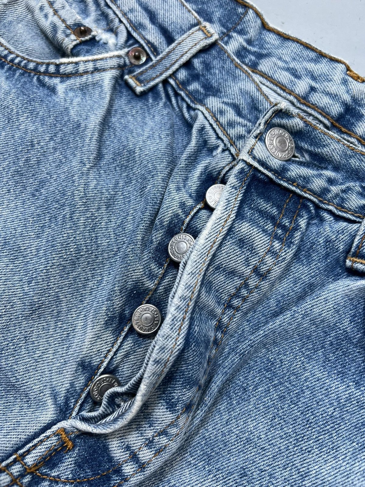 Vintage 1of1 levis shashiko hand stitch baggy denim Size US 30 / EU 46 - 6 Thumbnail