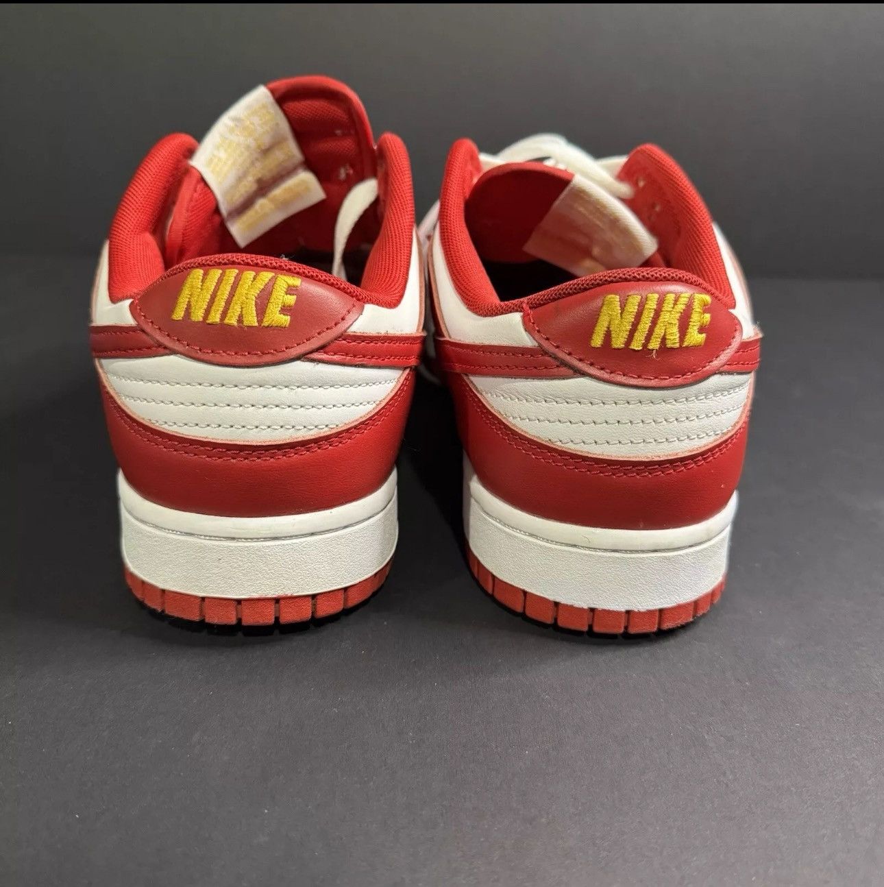 Nike Nike Dunk Low University Red Sneakers Size 9.5 For Men Size US 9.5 / EU 42-43 - 3 Thumbnail