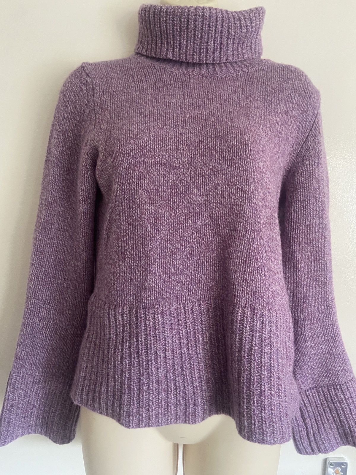New Look True Vintage New Look purple turtleneck S14 100% lambswool Size L / US 10 / IT 46 - 7 Thumbnail