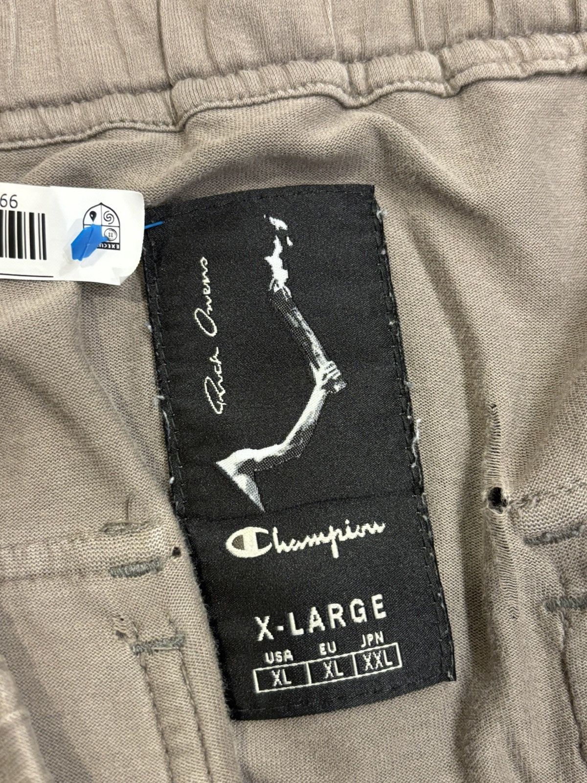 Rick Owens Rick Owens X Champion Prisoner Drawstring Sweatpants Size US 32 / EU 48 - 9 Thumbnail