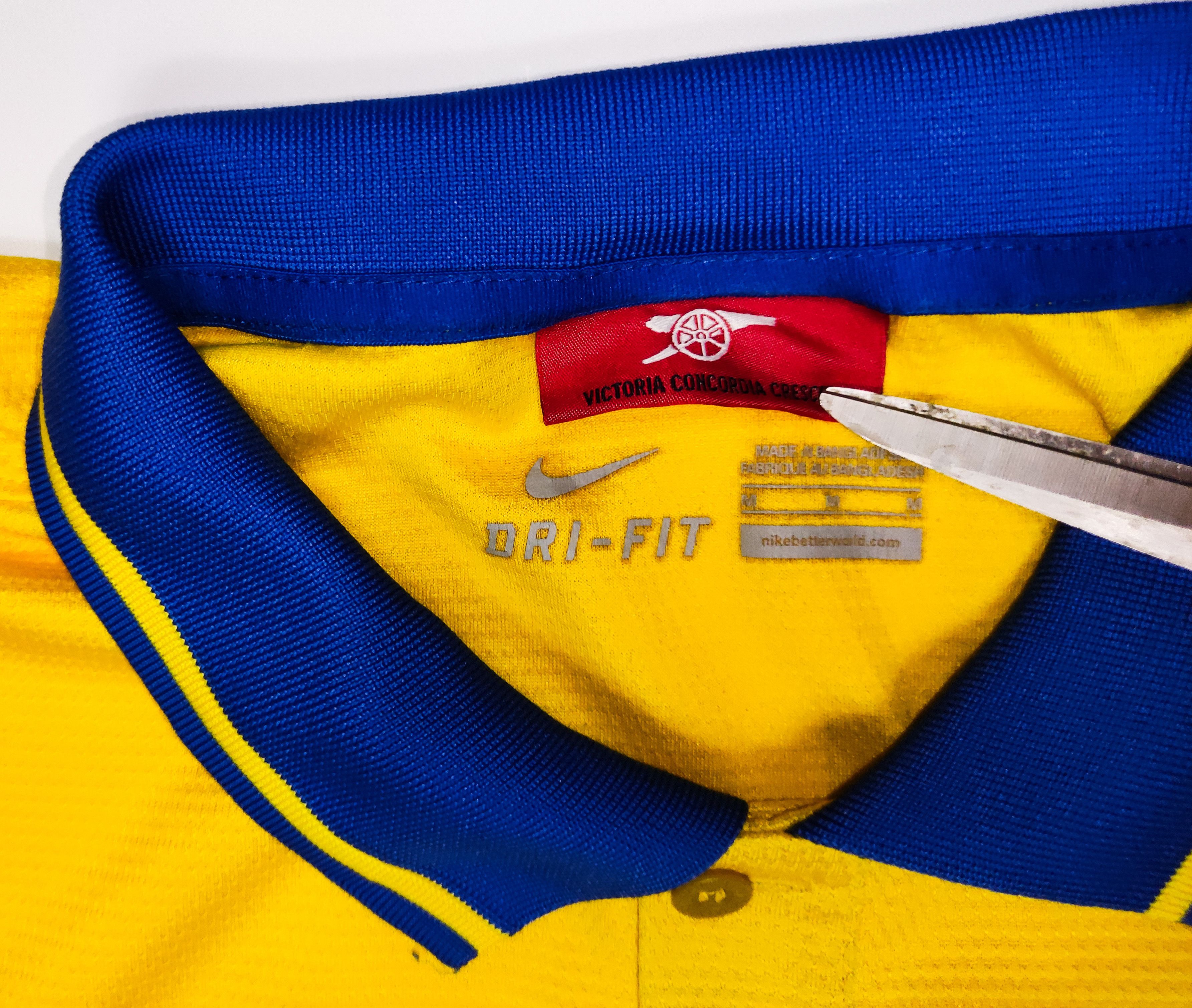 Nike Arsenal FC 2013 2014 Nike Away Shirt Kit Trikot Vintage Size US M / EU 48-50 / 2 - 10 Thumbnail