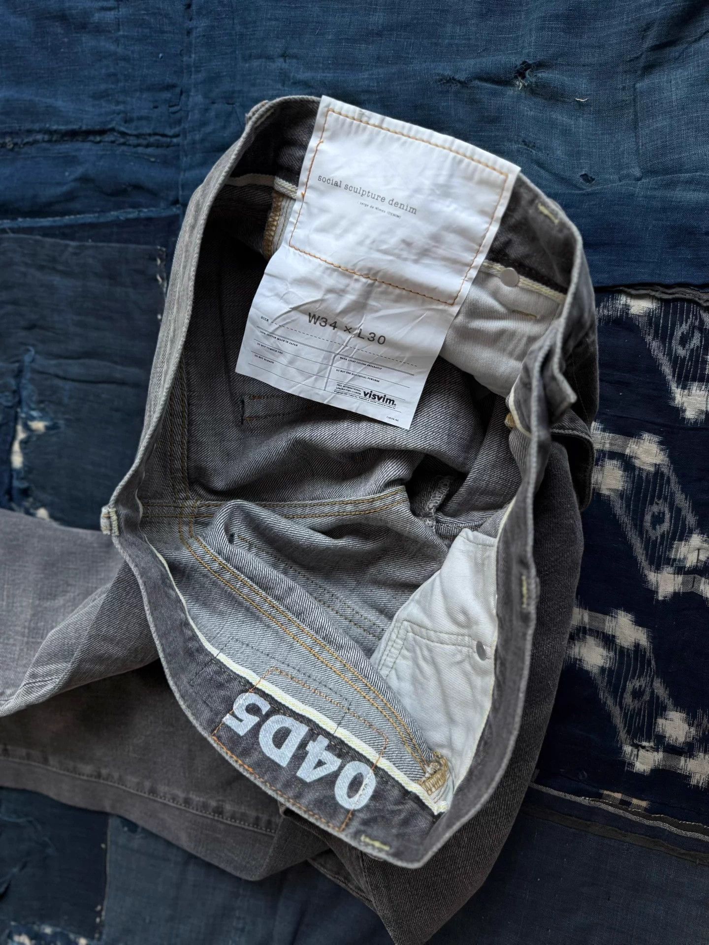 Visvim VISVIM 15SS 04D5 Black Washed Distressed Denim W34L30 Size US 34 / EU 50 - 8 Thumbnail