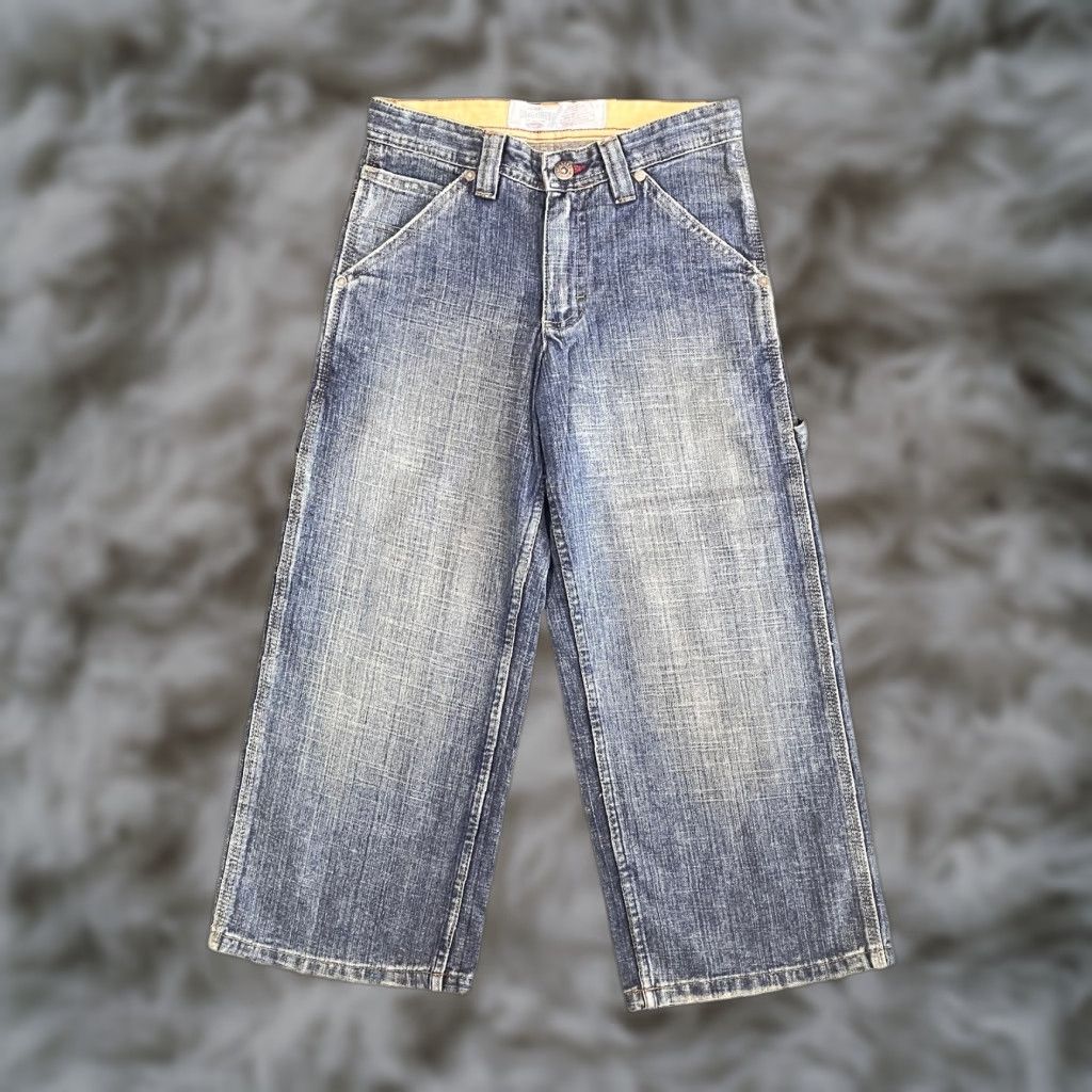 Lee VINTAGE Lee Jeans Women 8 Regular Blue Carpenter Denim Baggy 90s Show/Workwear Womens Size 30" / US 8 / IT 44 - 1 Thumbnail