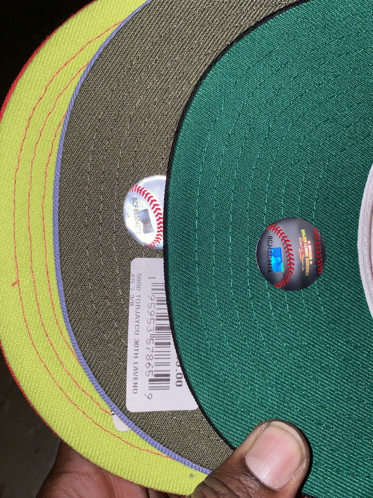 New Era NEW ERA 3 HATS / PHILLIES SZ 3/8/ BLUE JAY3/8 / ANGELS 3/8 Size ONE SIZE - 4 Thumbnail