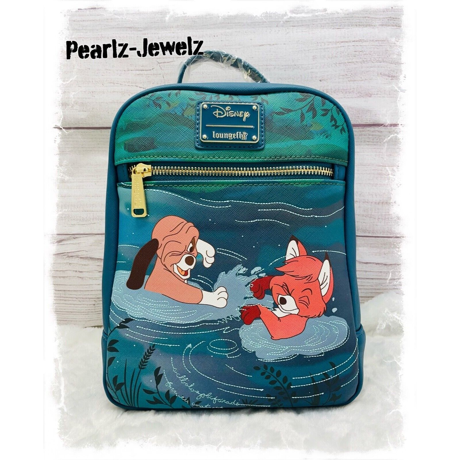 Disney Loungefly Disney Fox & the Hound Tod & Copper Playtime Splas Size ONE SIZE - 1 Thumbnail