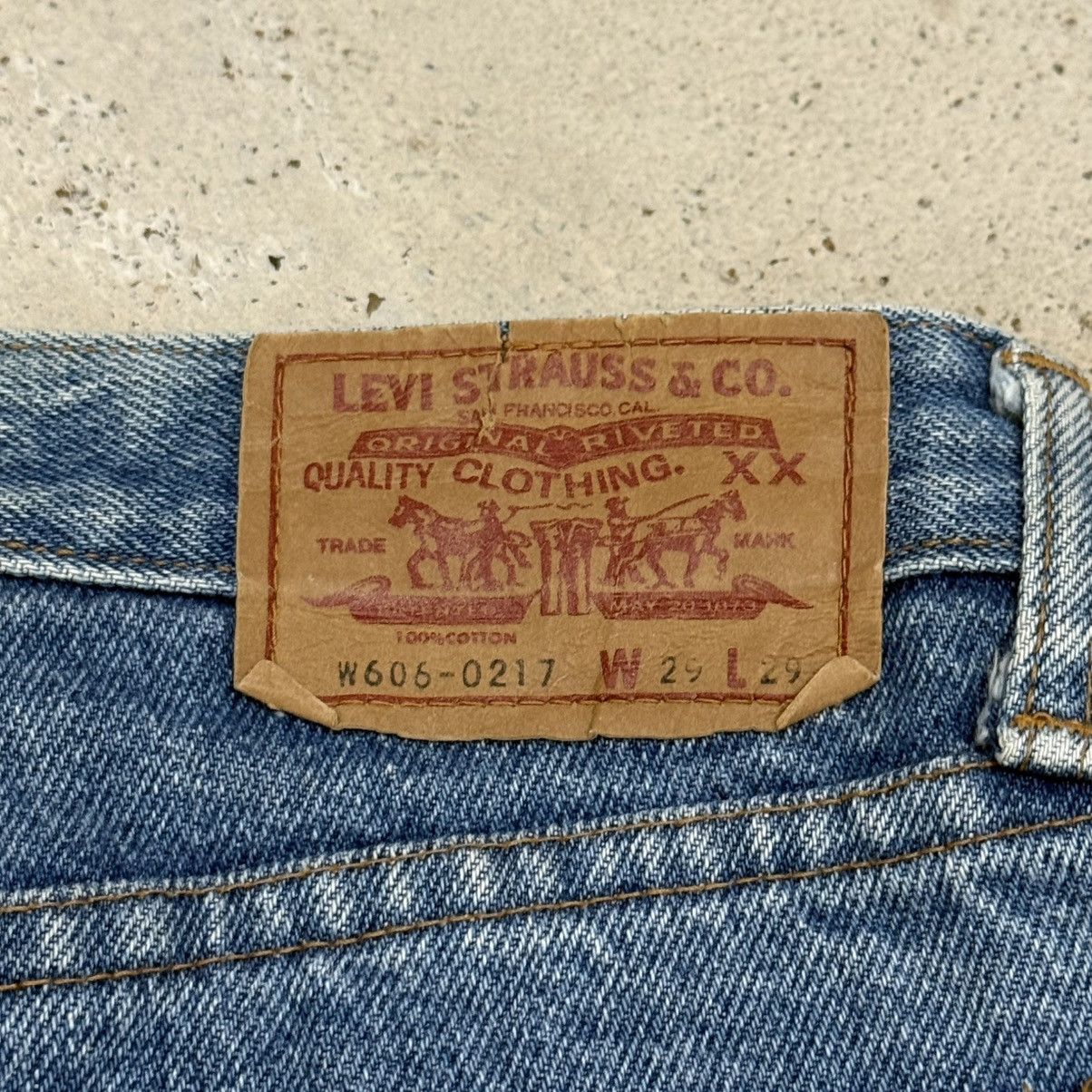 Levi's Vintage 90s Levis W606 High Waist Denim Pants Size 29" - 15 Thumbnail