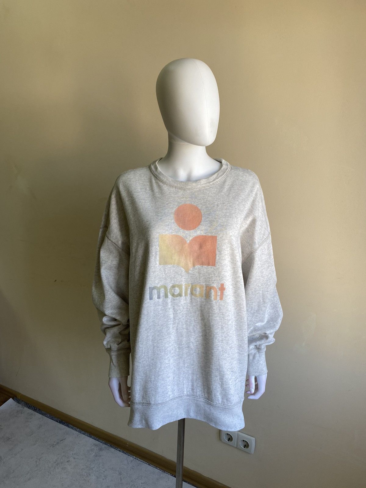 Isabel Marant Etoile Isabel Marant Etoile Long Crewneck Sweatshirt Big Logo Size XS / US 0-2 / IT 36-38 - 2 Thumbnail