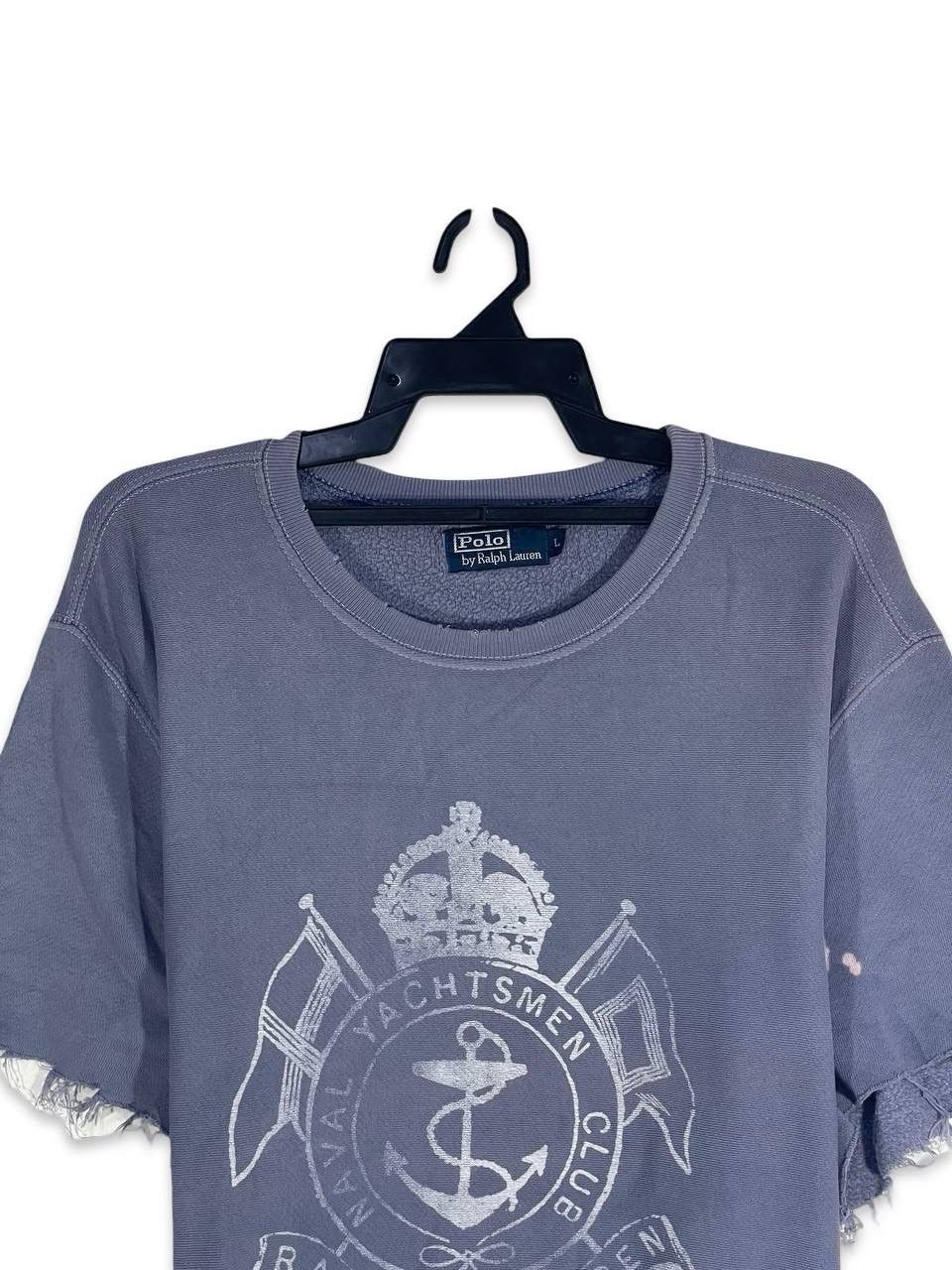 Other Vintage 90s polo ralph flag trash sweatshirt pullover L Size US L / EU 52-54 / 3 - 2 Thumbnail