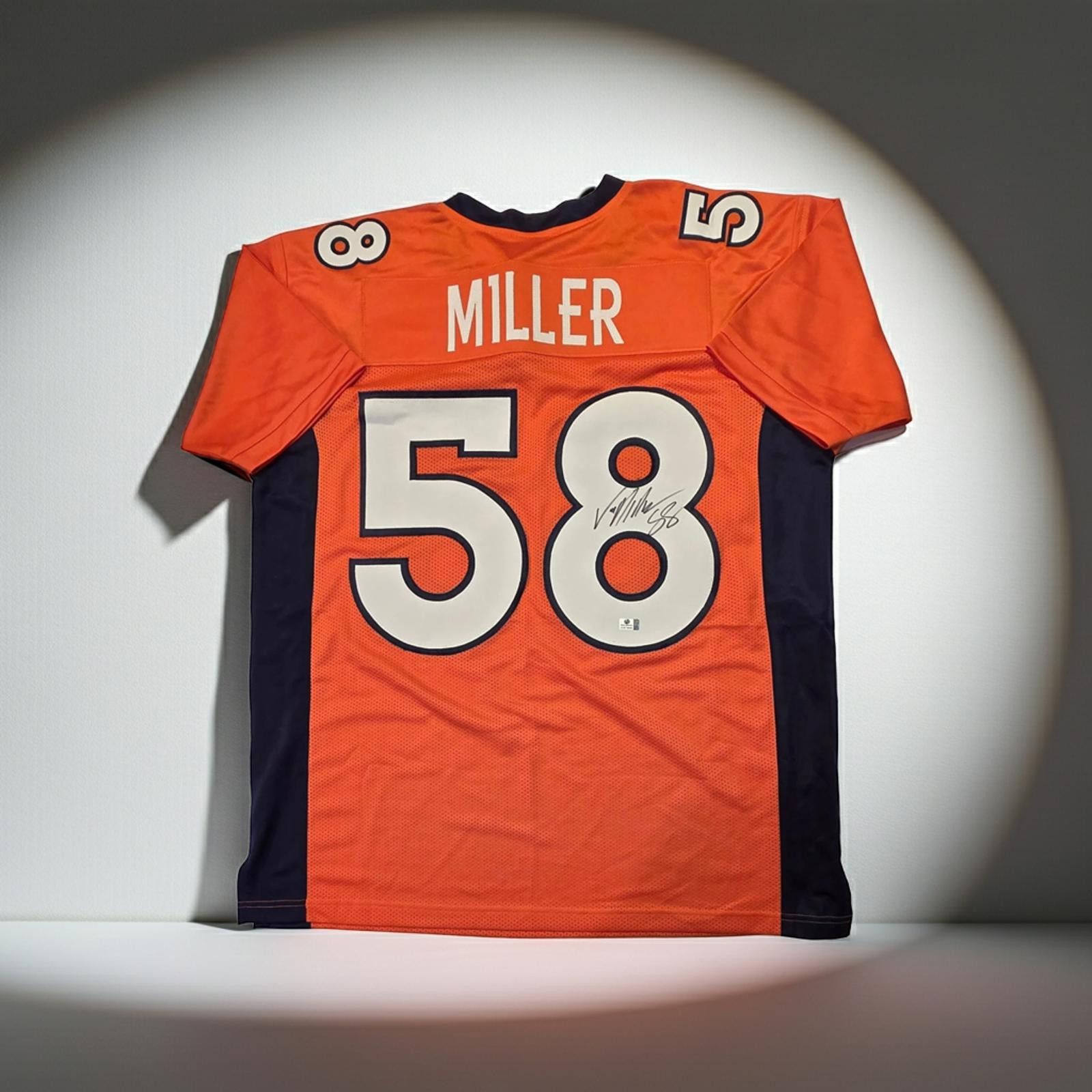 Other Von Miller Autographed Custom Football Jersey W/COA (XL) Size ONE SIZE - 1 Thumbnail
