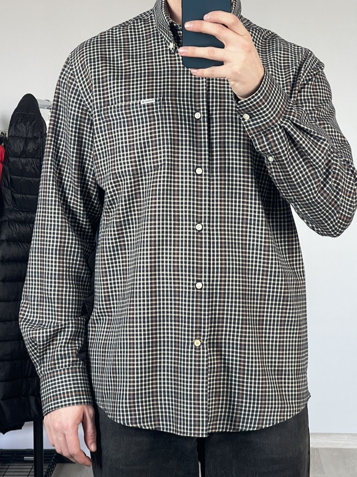 Barbour Barbour AW22 Henderson Thermo Weave Checkered Twill Shirt Size US M / EU 48-50 / 2 - 5 Thumbnail