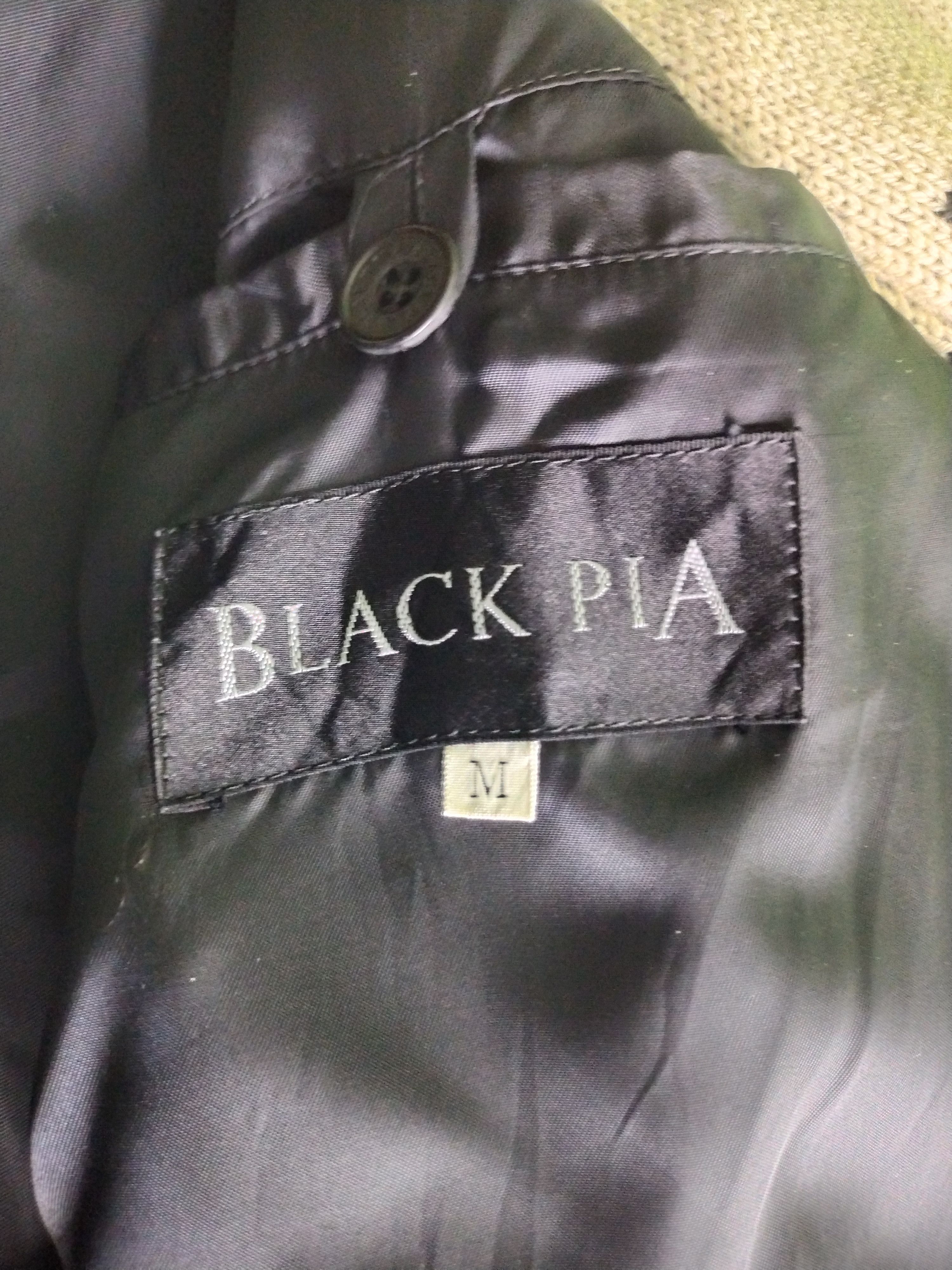 Vintage 80's Vintage Calgary Canada Black Pia Wool Jacket Size US L / EU 52-54 / 3 - 16 Thumbnail