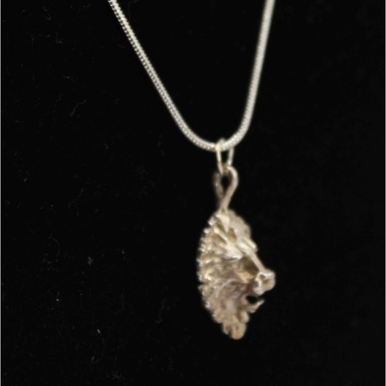 Other Little 3/4" Leo Lion Sterling Silver Necklace Pendant Size ONE SIZE - 3 Thumbnail