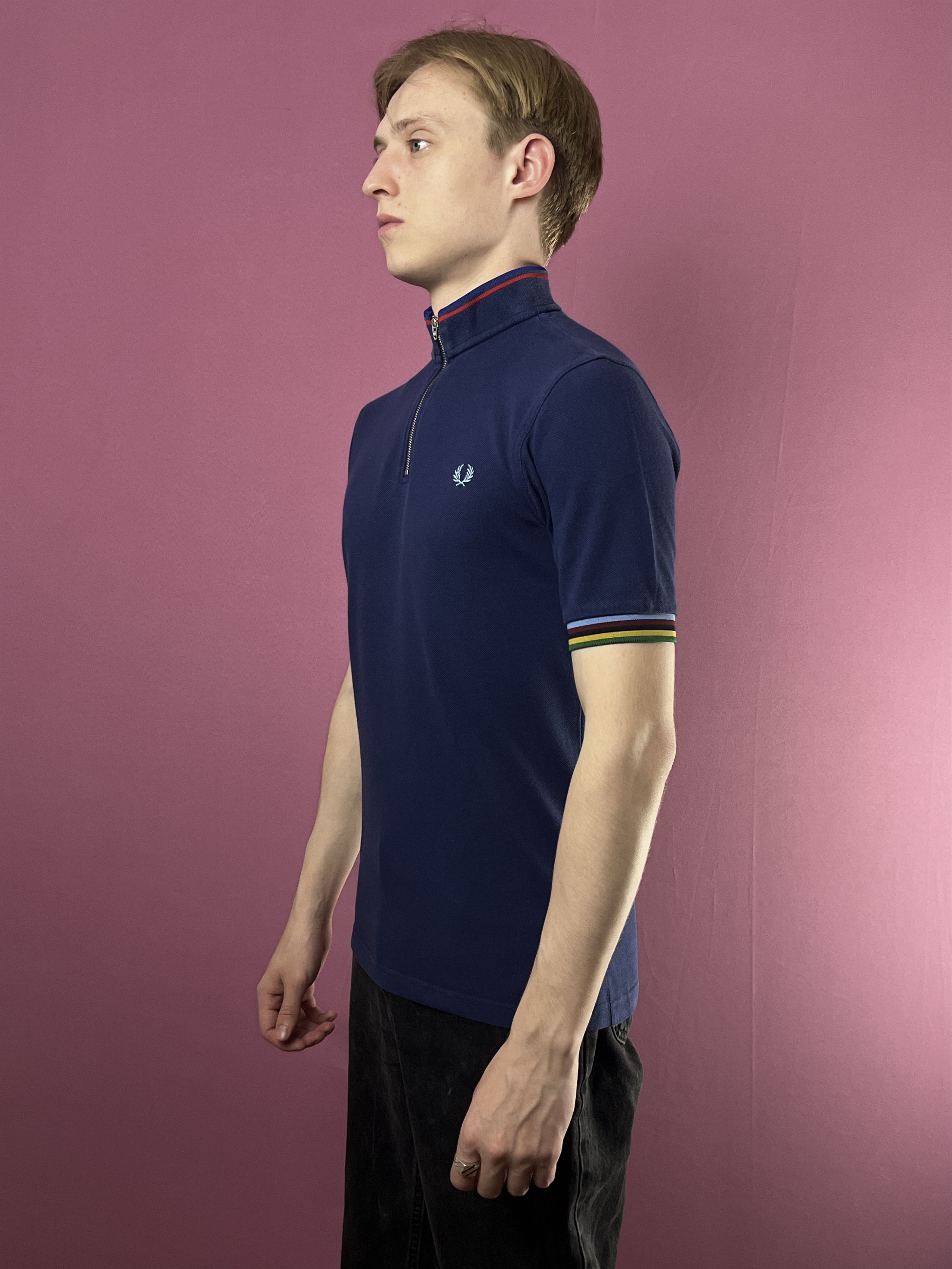 Designer × Fred Perry Fred Perry Bradley Wiggins Cycling Zip Polo Shirt - S Size US S / EU 44-46 / 1 - 2 Thumbnail