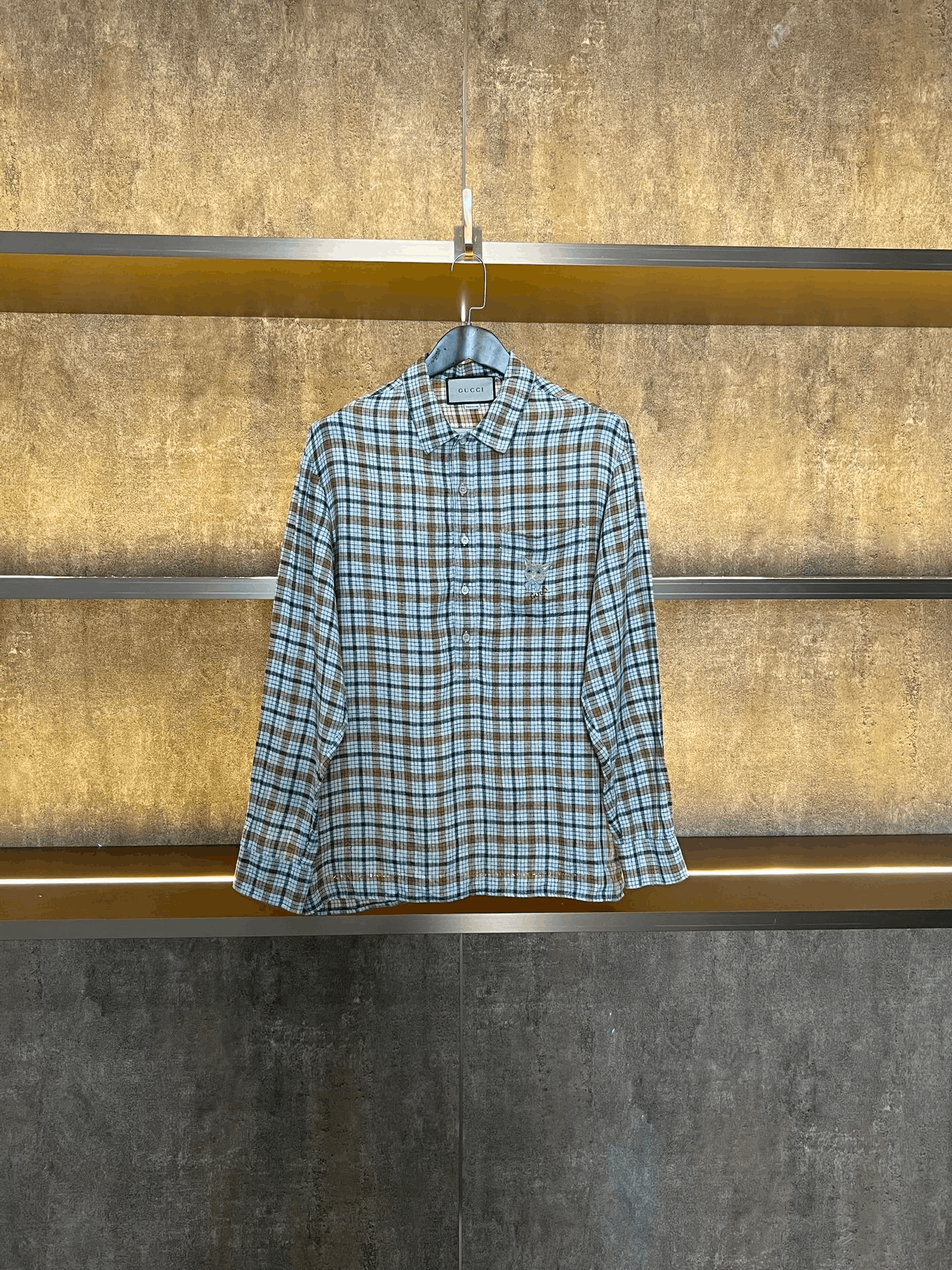 Gucci Gucci Cat Linen Shirt Size US S / EU 44-46 / 1 - 1 Thumbnail