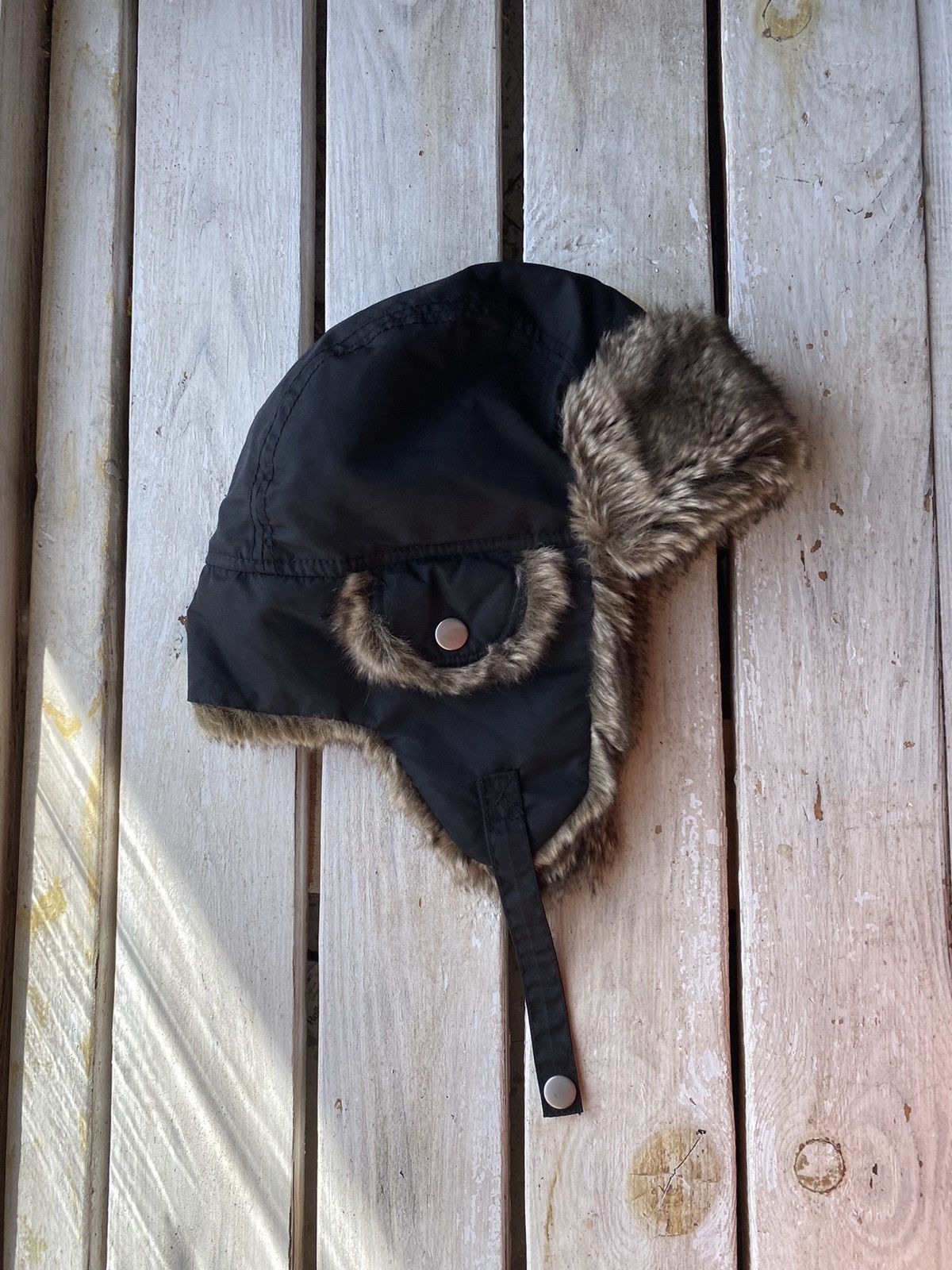 Japanese Brand × Vintage Y2K Vintage Avant Garde Hat Ushanka Fur Streetwear Style Alt Size ONE SIZE - 4 Thumbnail
