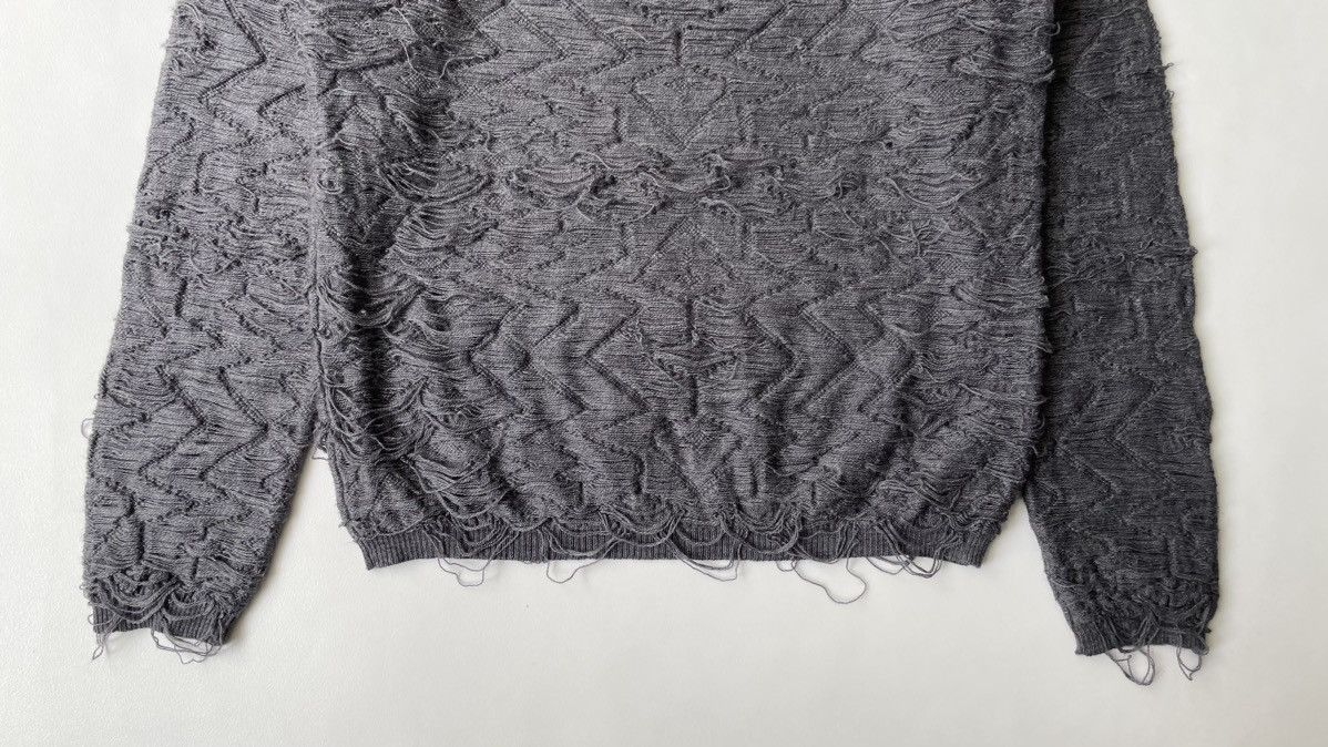 Maison Margiela A/W 10 ‘Destroyed Slouch Neck’ Knit Sweater Size M / US 6-8 / IT 42-44 - 11 Thumbnail