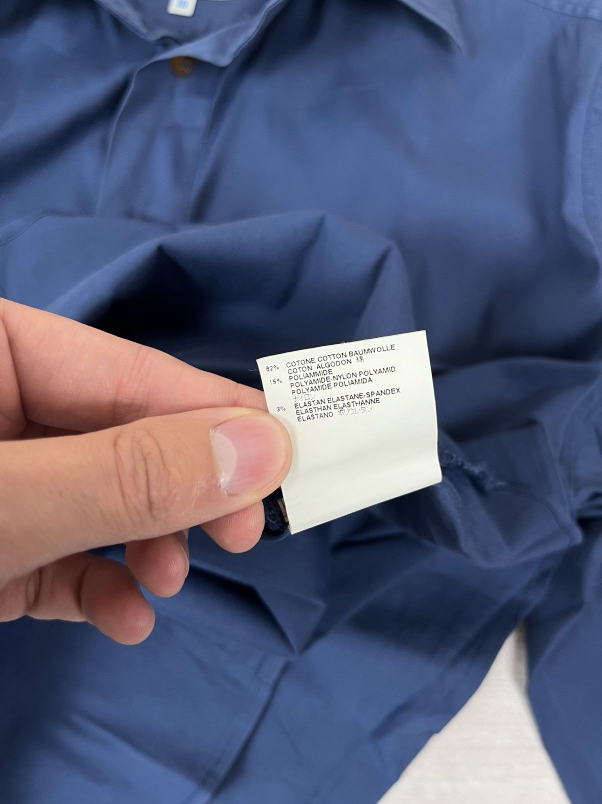 Vivienne Westwood MAN Logo Blue Button Shirt