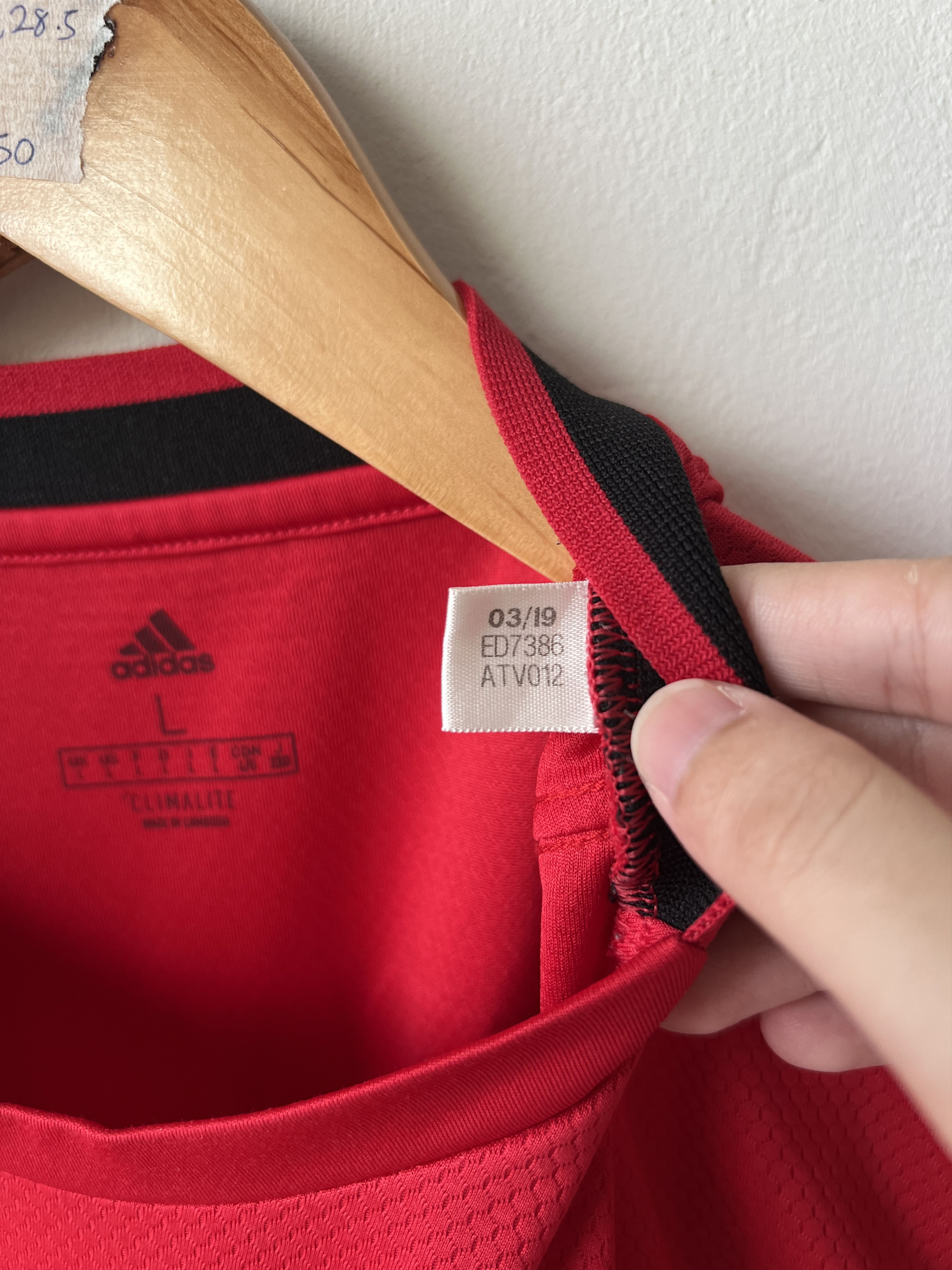 Adidas (L) Manchester United 2019-20 Home Kit B. Fernandes #18 Size US L / EU 52-54 / 3 - 4 Thumbnail