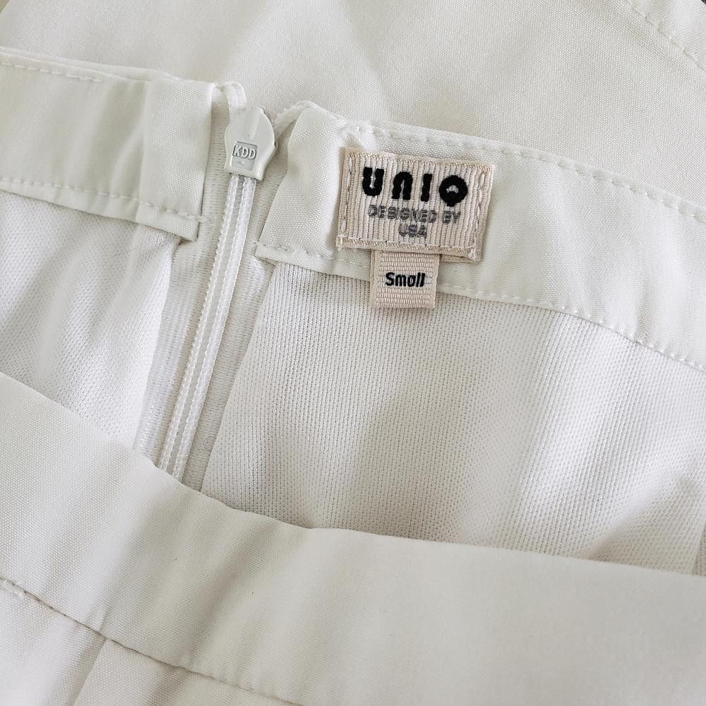 Designer White Classic UNIQ High Waisted Pant Size 28" / US 6 / IT 42 - 5 Thumbnail