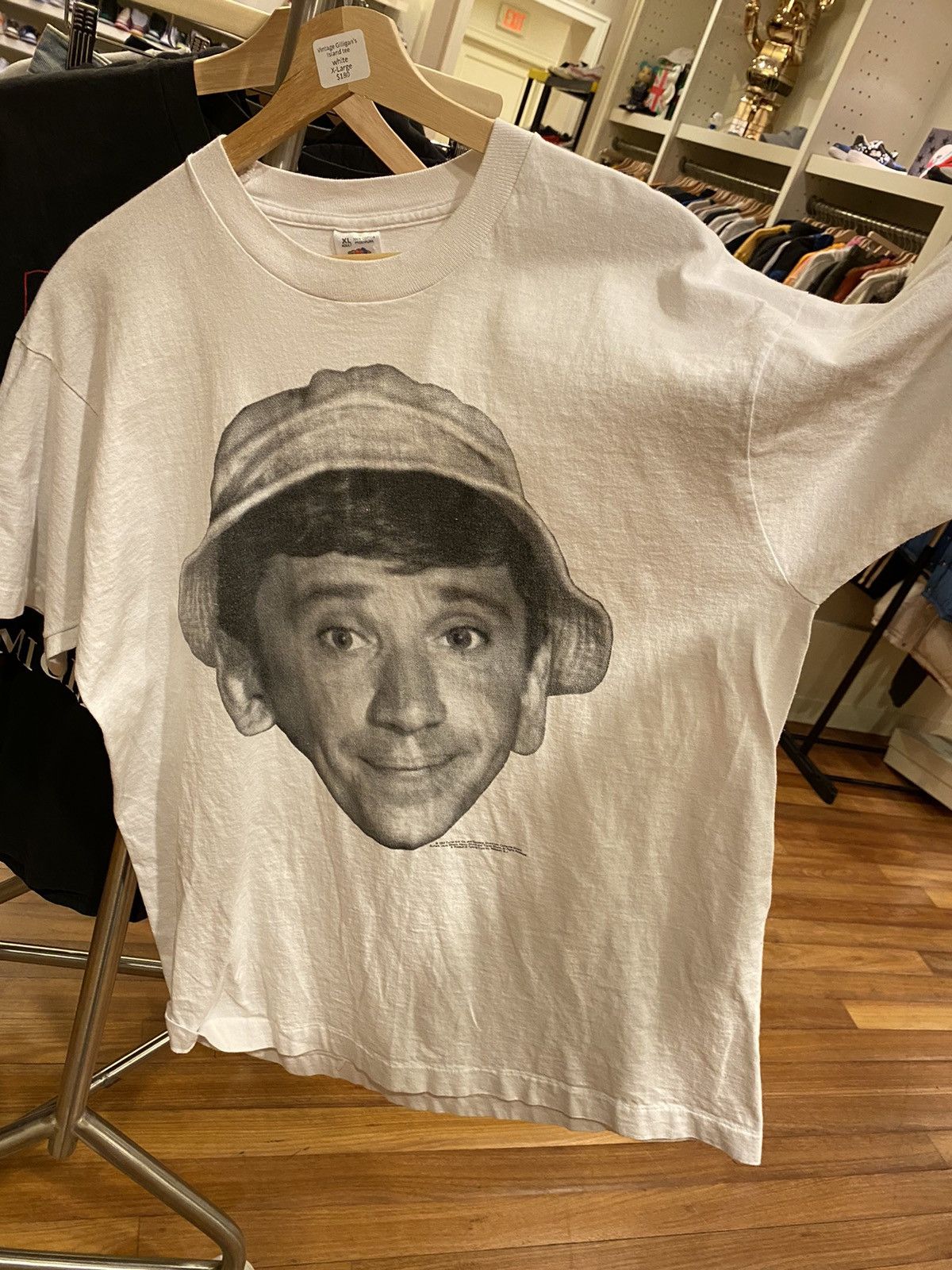 image of Vintage Gilligan’S Island Tee XL in White, Men's