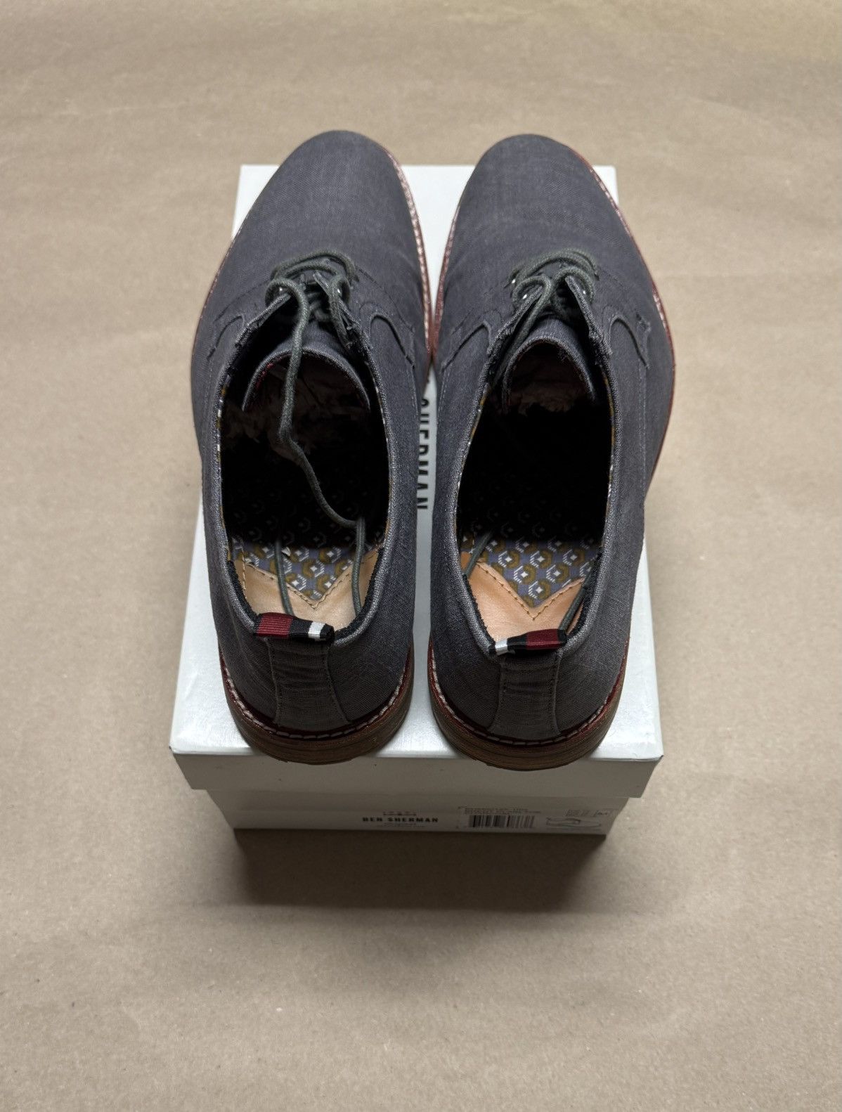 Ben Sherman Ben Sherman Original Oxford Men’s Dress Shoes Grey size 14! Size US 14 / EU 47 - 4 Thumbnail