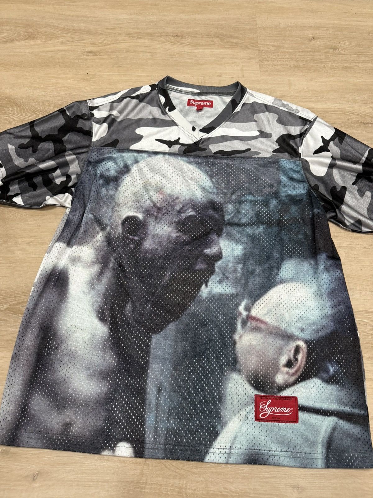 トップス Supreme x Aphex Twin Football Jersey Supreme Aphex Twin Football Jersey Black Men's - SS25 - US
