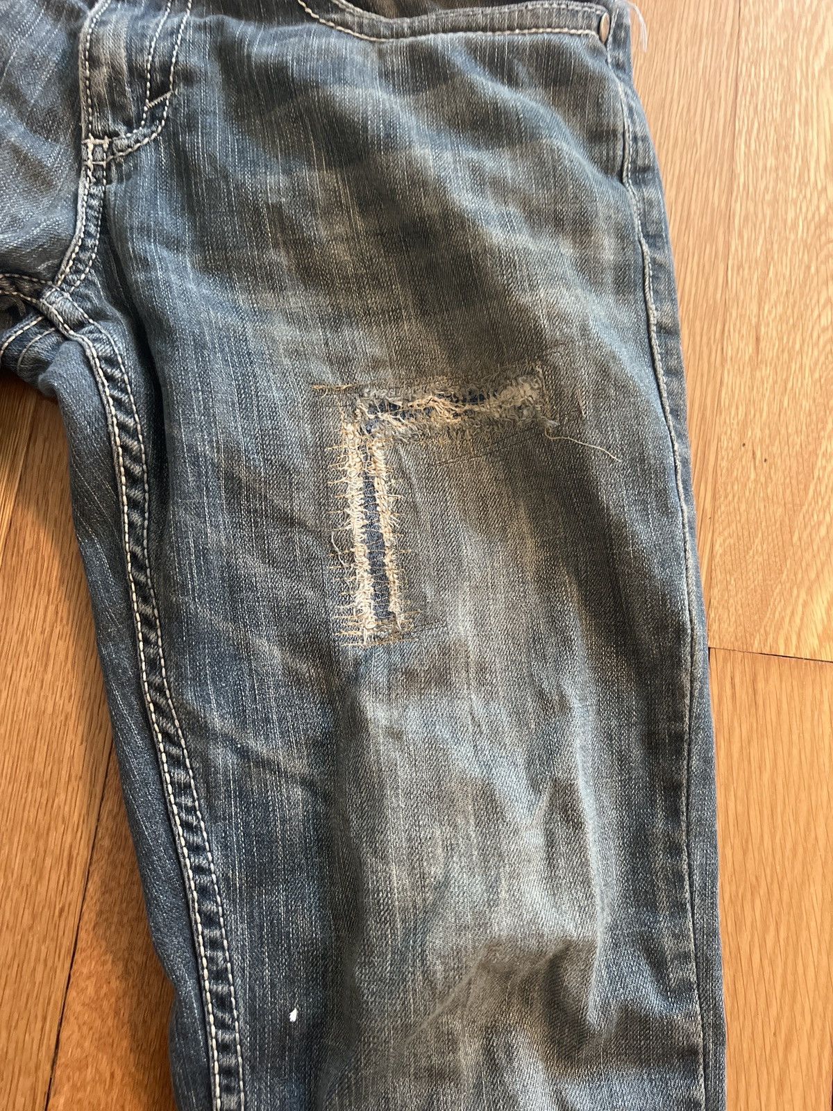 Vintage × Wrangler vintage wrangler mud wash distressed denim Size US 30 / EU 46 - 4 Thumbnail