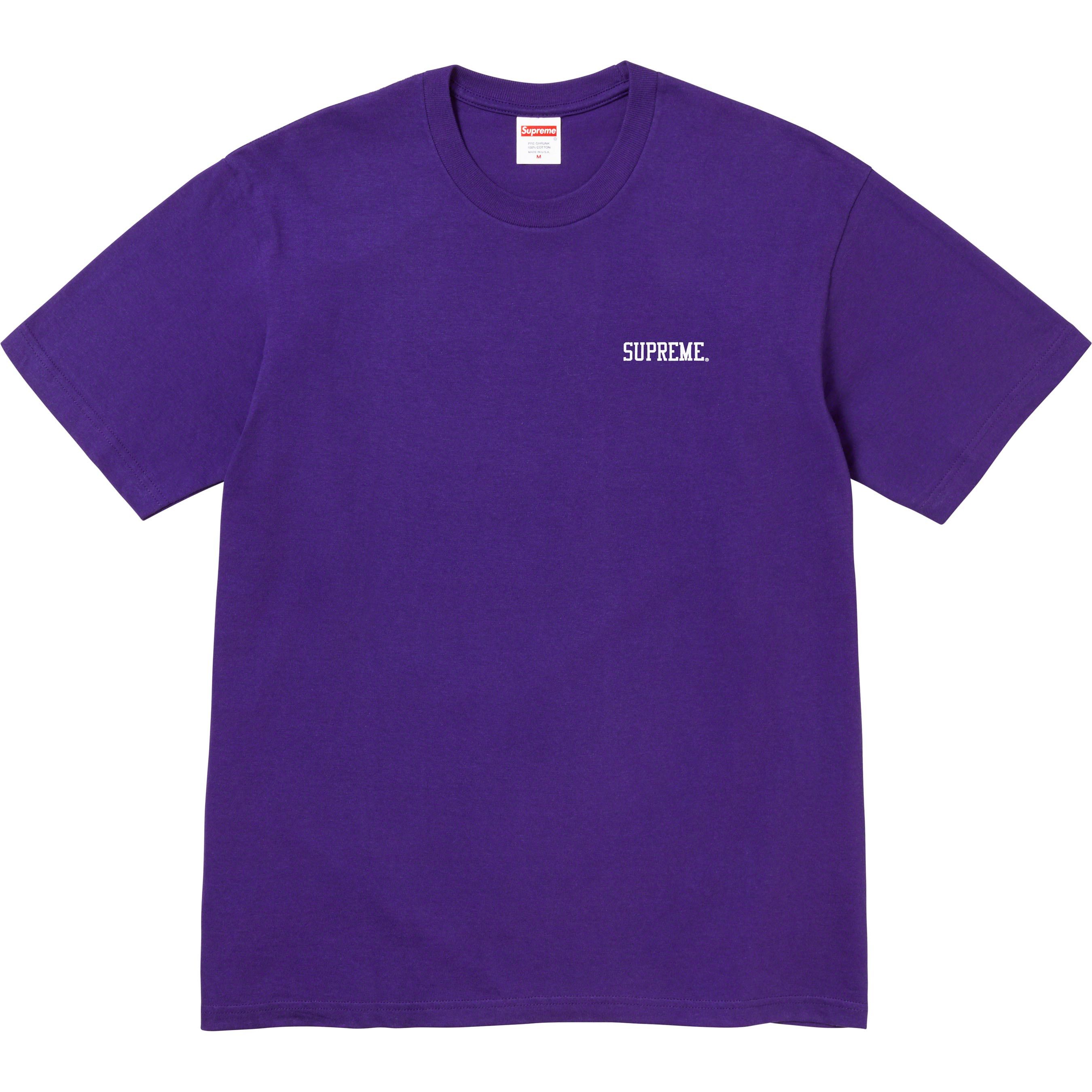 Supreme Supreme Fight For NY Tee - Purple - L - FW23 Size US L / EU 52-54 / 3 - 2 Thumbnail