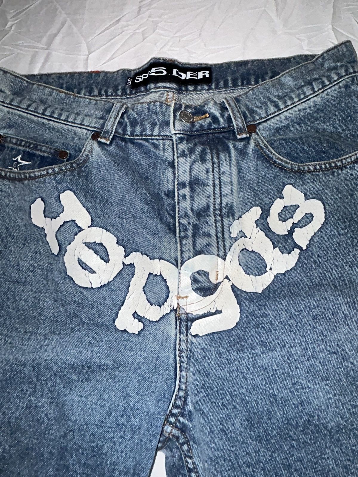 Sp5der Sp5der denim shorts/jorts Size US 30 / EU 46 - 5 Thumbnail