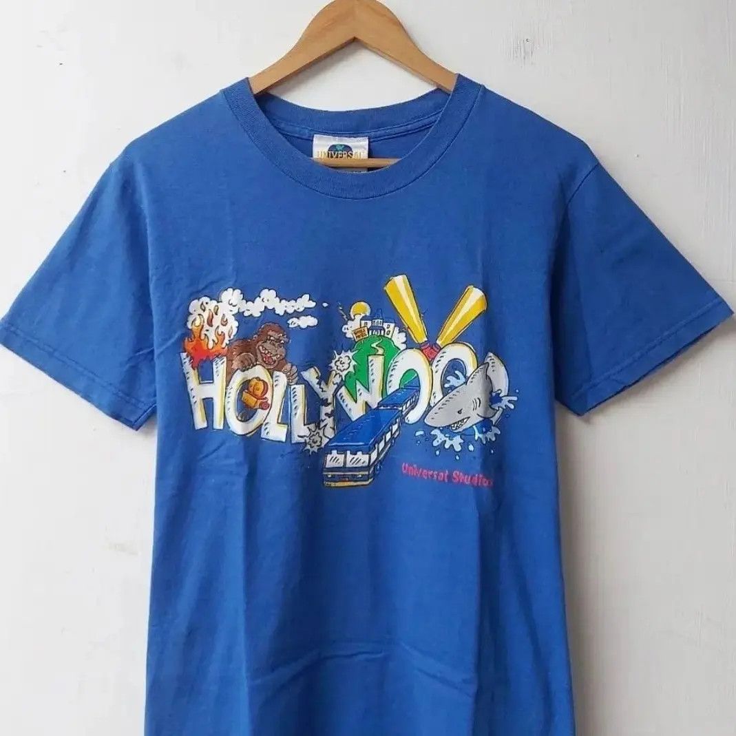 Universal Studios × Vintage Vintage 90s Universal Studios Hollywood Tshirt Size US S / EU 44-46 / 1 - 2 Thumbnail