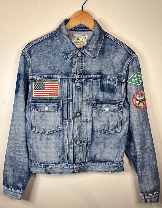 Polo Ralph Lauren Sportman Trucker Jacket with Patches | Grailed