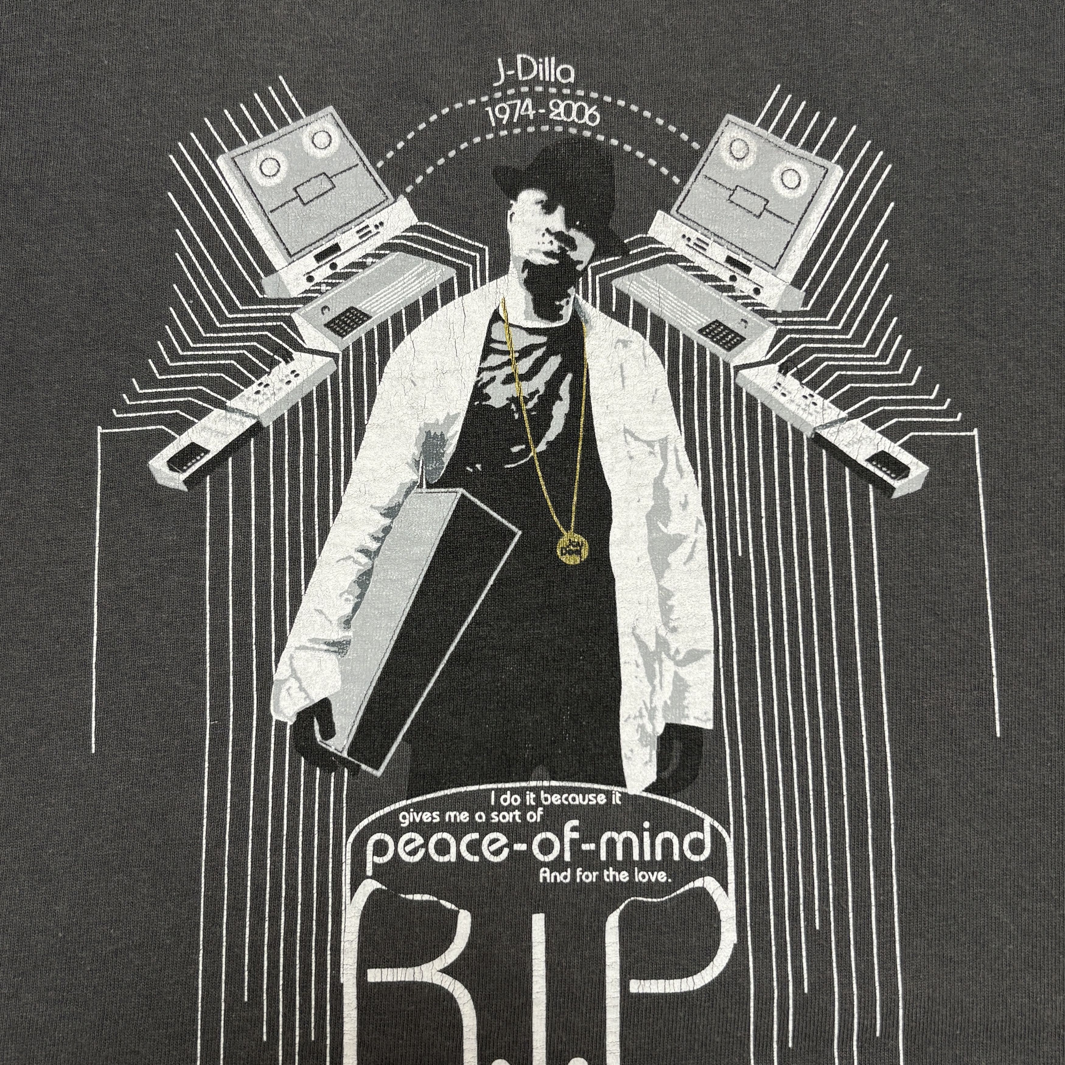 Band Tees Vintage J Dilla Shirt Y2K Hip Hop Rap Tee Stones Throw Size US L / EU 52-54 / 3 - 5 Thumbnail