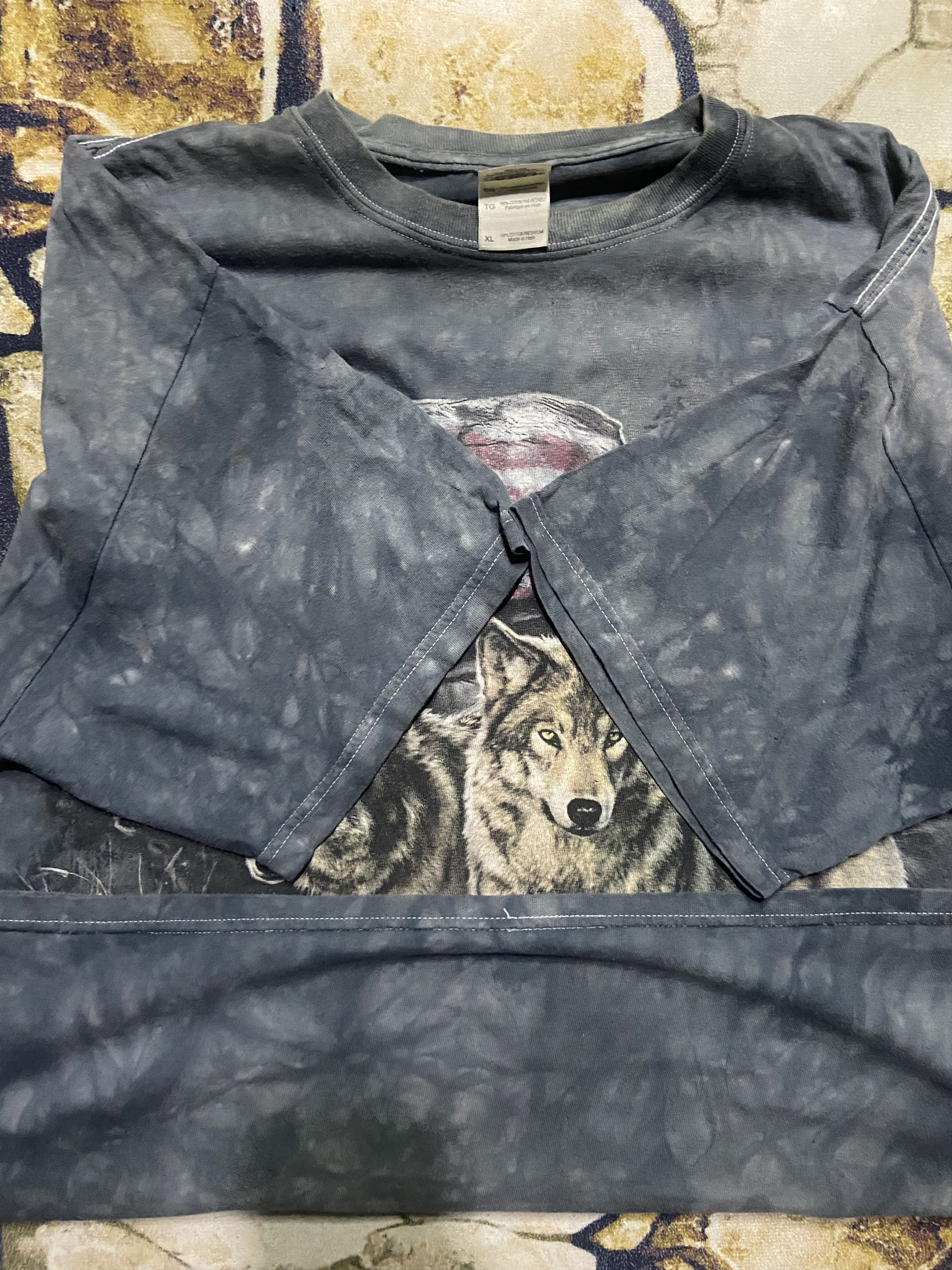 The Mountain × Vintage The Mountain 2012 Tami Alba Fox American Flag Screen Tie Dye Size US XL / EU 56 / 4 - 7 Thumbnail