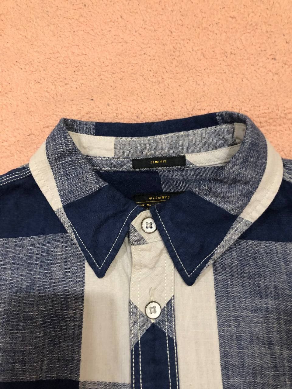 Allsaints Allsaints Mens Flannel Plaid Shirt STREETWEAR Size US XS / EU 42 / 0 - 8 Thumbnail