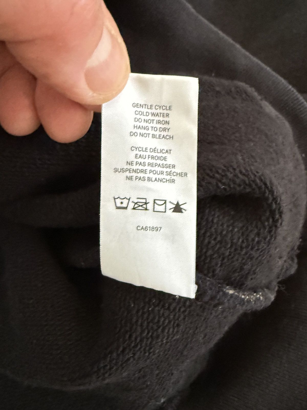 JJJJound Jjjjound 2000 Black Hoodie Medium Size US M / EU 48-50 / 2 - 6 Thumbnail
