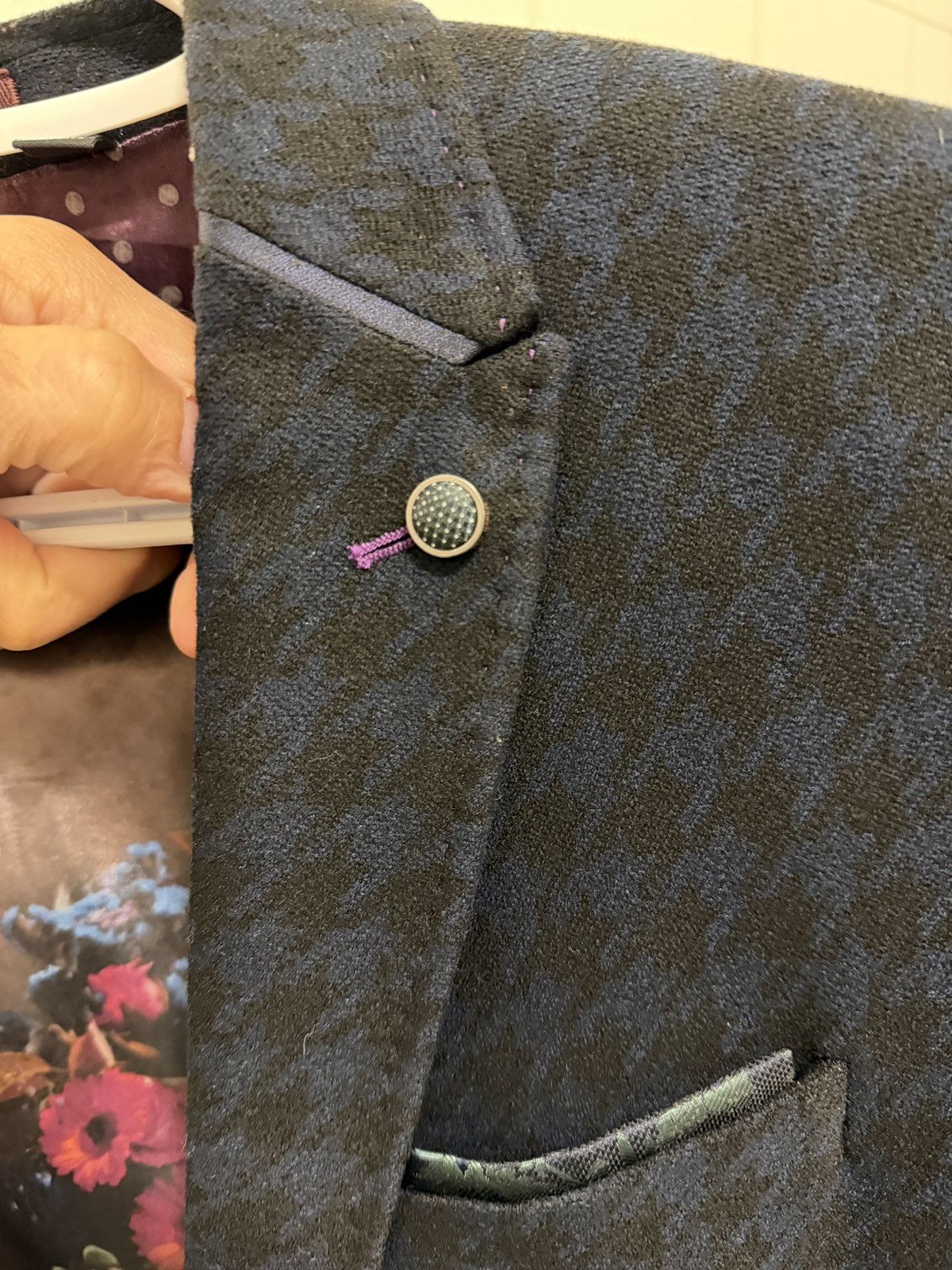 Ted Baker Ted Baker Herringbone Sport Jacket Blazer Size 3 Size 38R - 5 Thumbnail