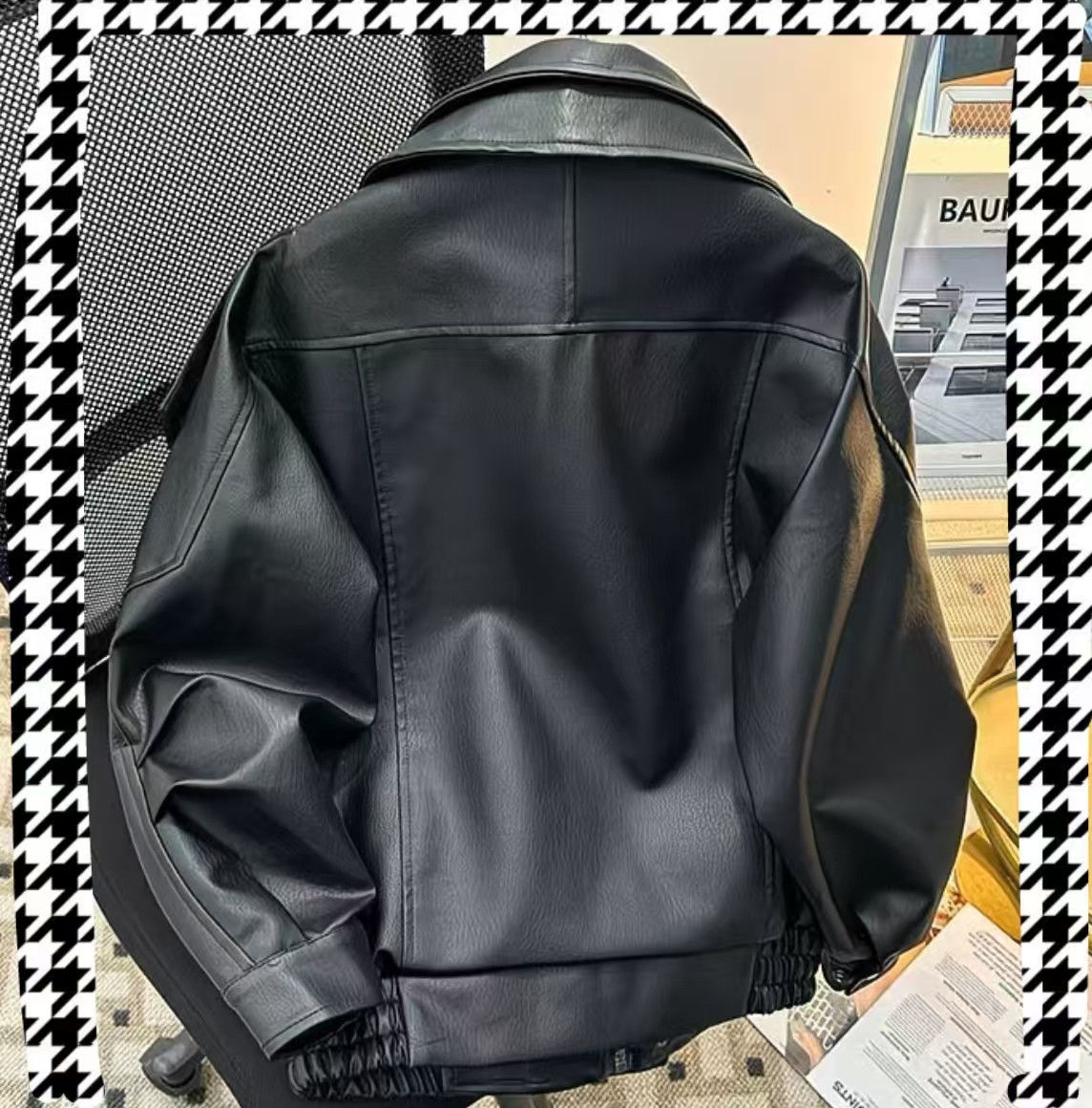 Vintage Streetwear Relaxed Fit Leather Jacket Size US M / EU 48-50 / 2 - 3 Thumbnail