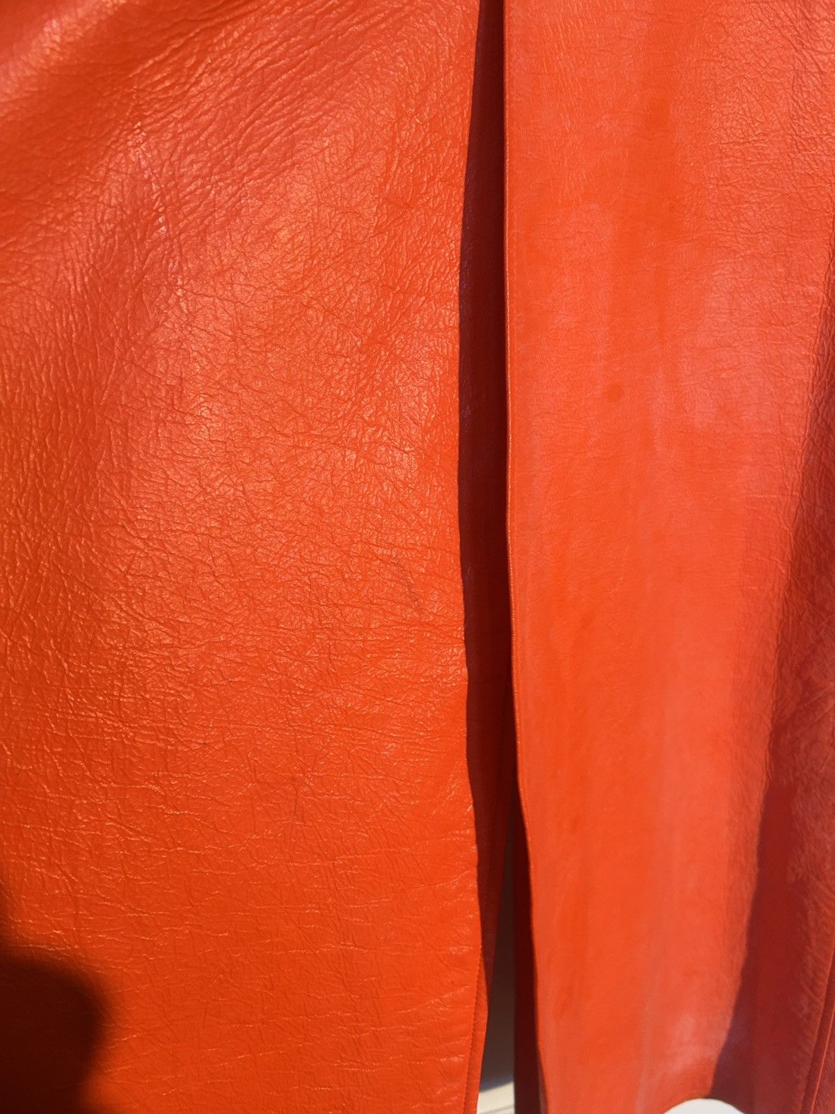 Courreges Courreges Paris Orange Vinyl Trench Coat Size XS / US 0-2 / IT 36-38 - 13 Thumbnail