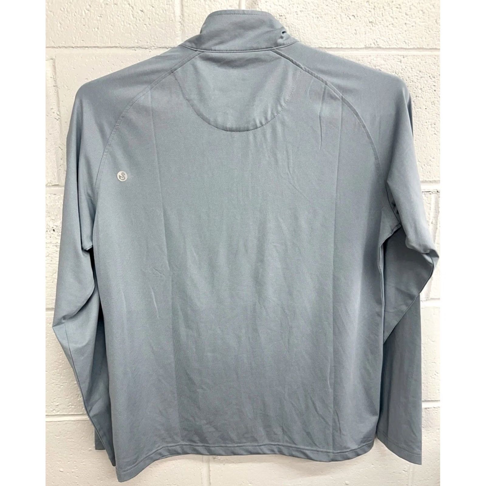 Vintage Swannies Performance Tech Pullover 1/4 Zip Light Blue Logo Adult Large Mens Size US L / EU 52-54 / 3 - 3 Thumbnail