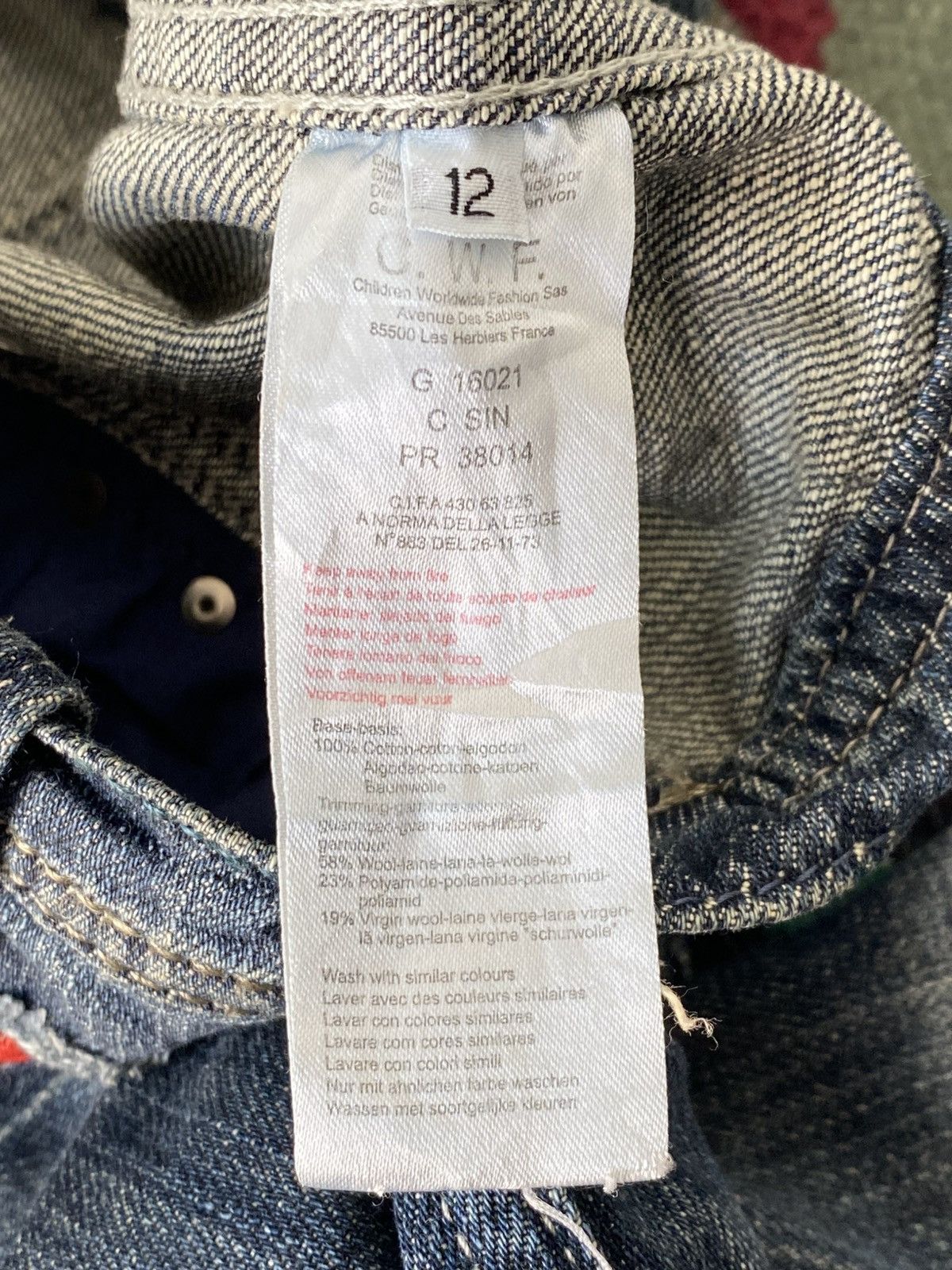 Marithe + Francois Girbaud Marithe + Francois Girbaud 00s Cropped Denim Jacket Size S / US 4 / IT 40 - 4 Thumbnail