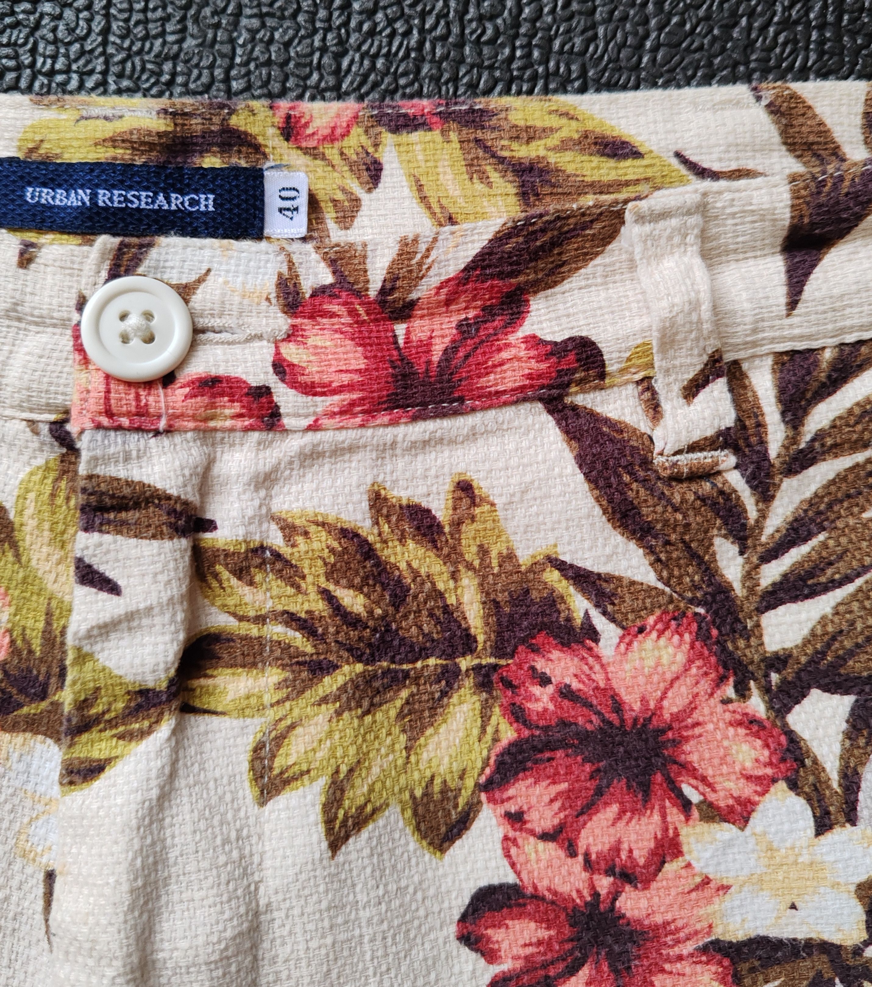 URBAN RESEARCH DOORS URBAN RESEARCH Floral Linen Shorts size 34 Size US 34 / EU 50 - 7 Thumbnail